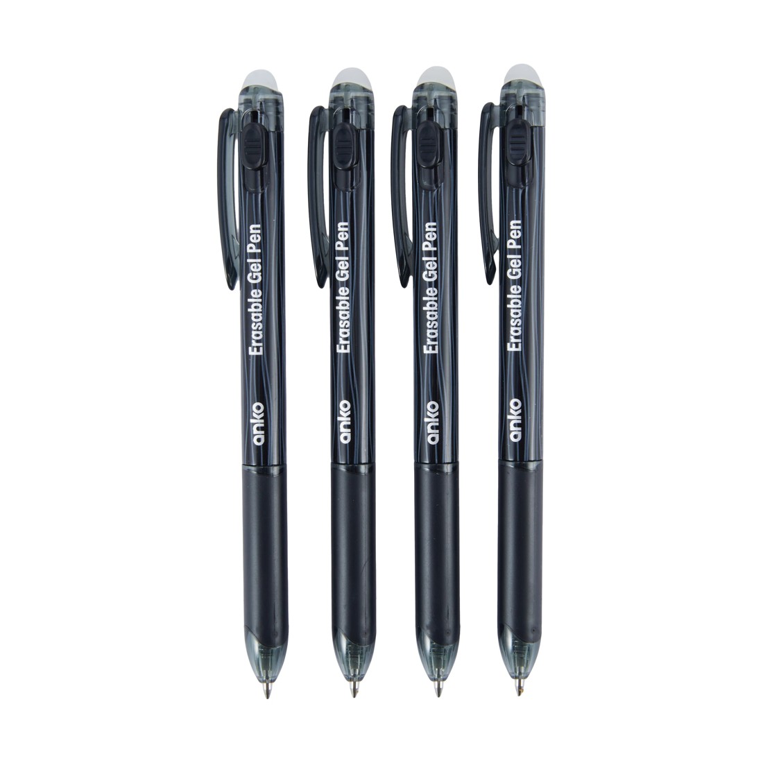 3 4 Pack Black Erasable Gel Pen, 3 of 5