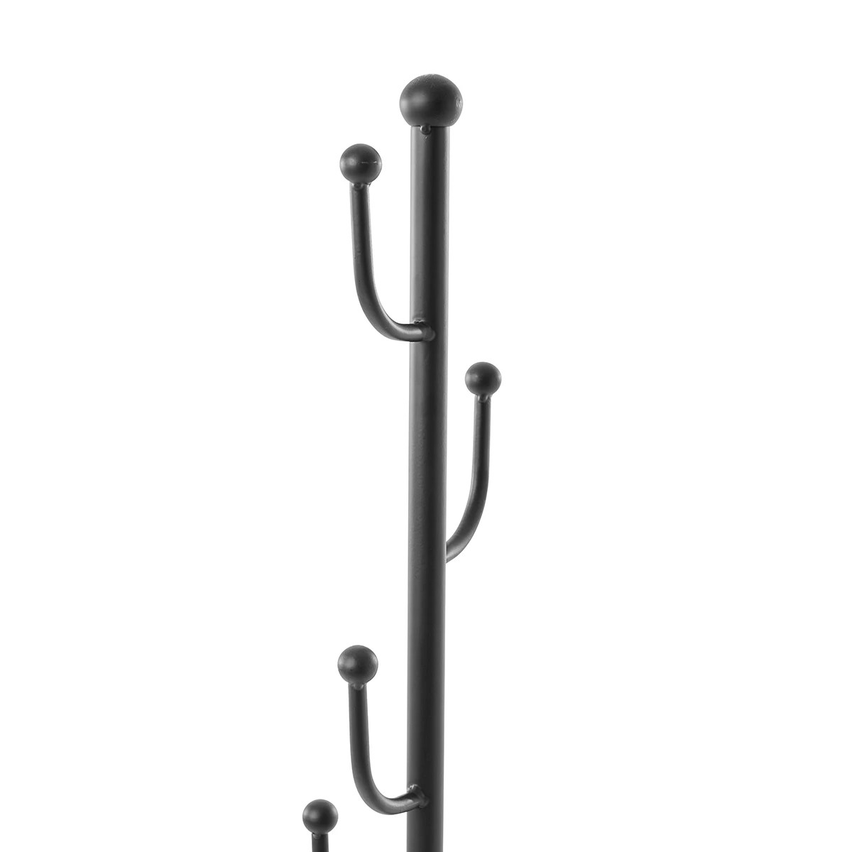 4 Marble Base Coat Stand - Black, 4 of 6