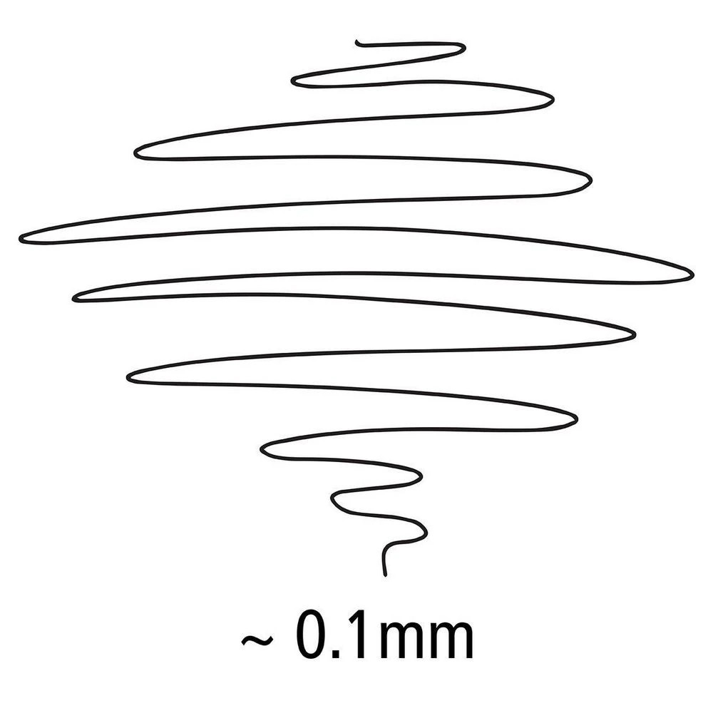 7 Staedtler Pigment Liner 0.1mm Black, 7 of 7