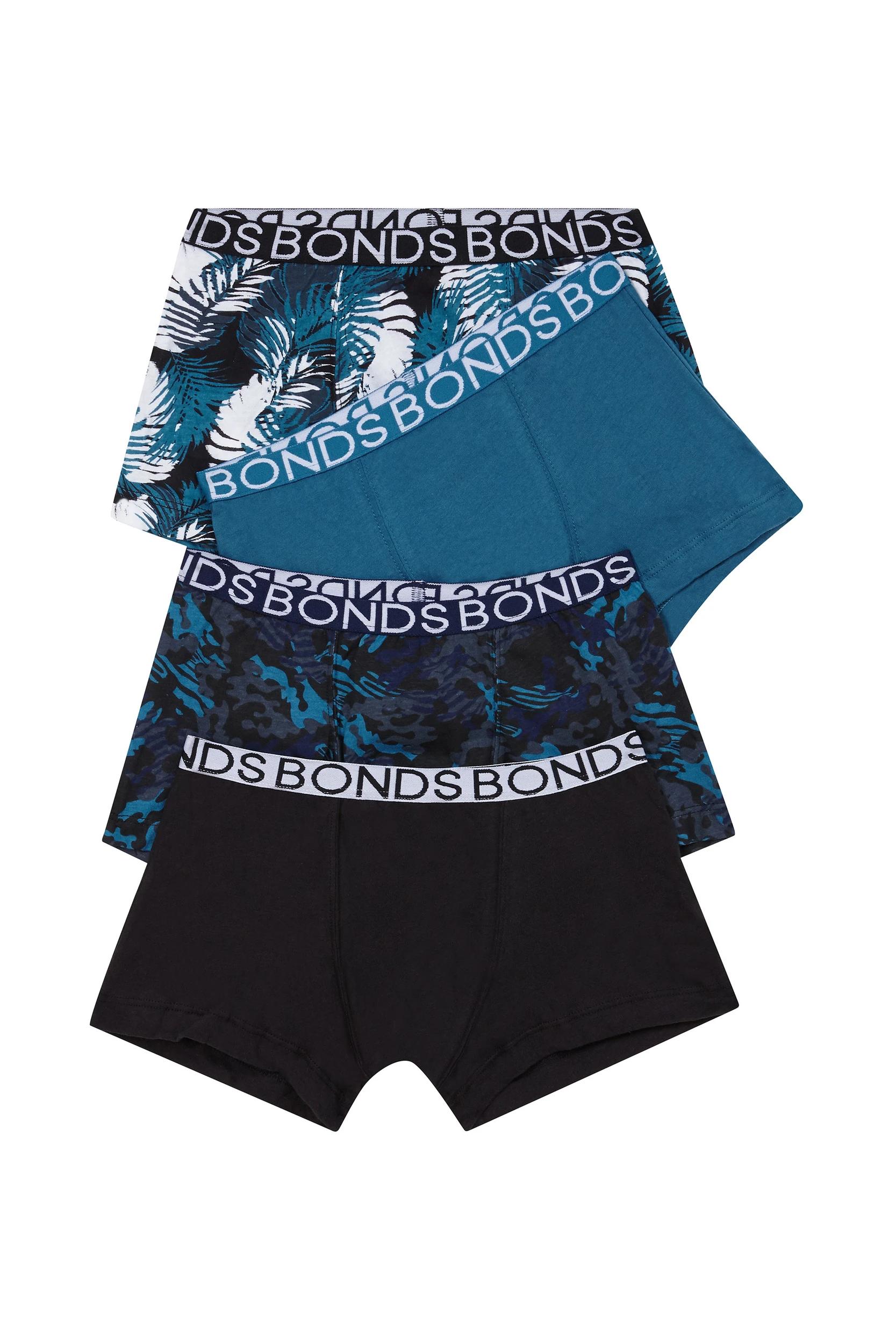 1 Bonds Boys Trunks 4 Pack MULTI, 1 of 3