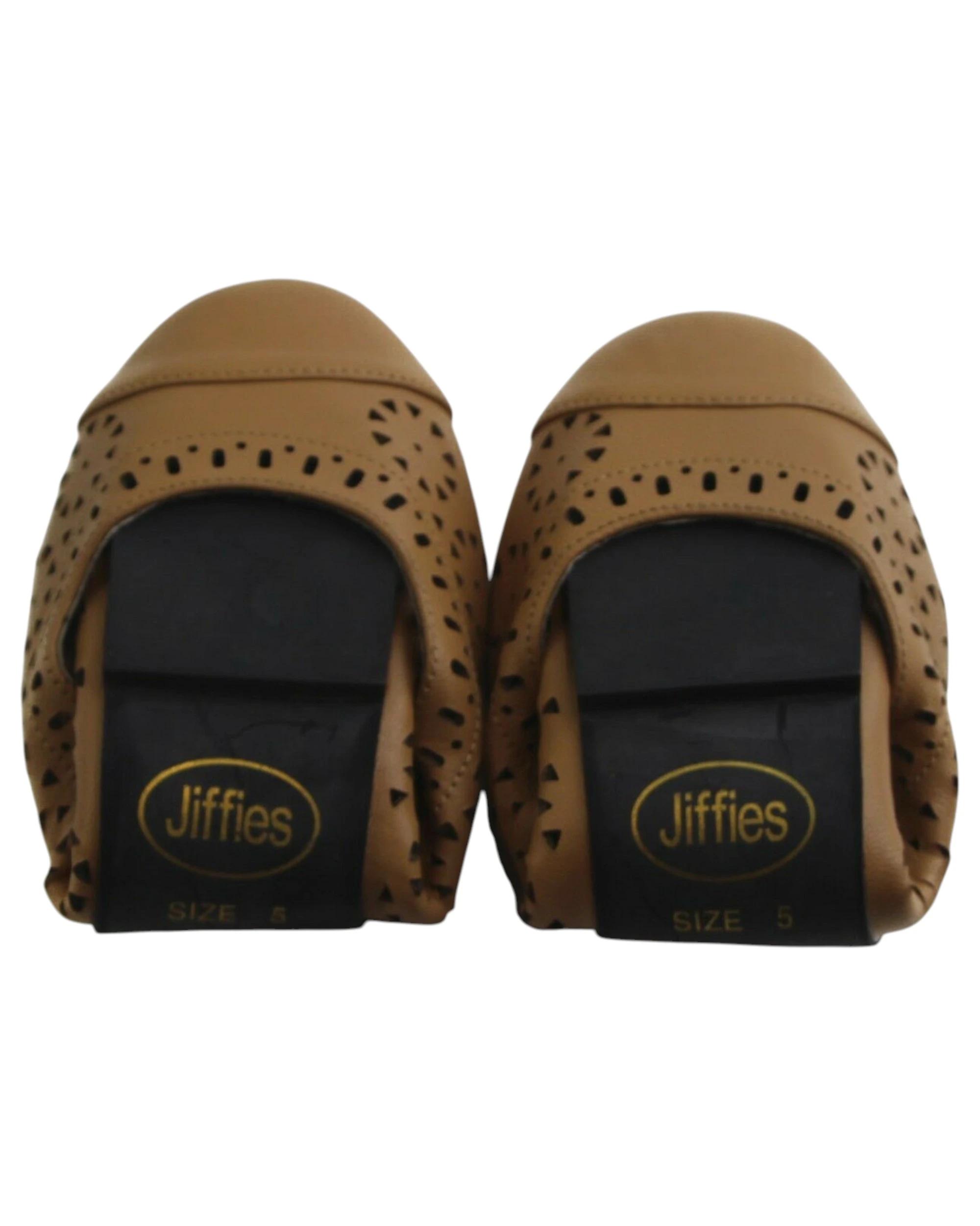 1 Jiffies Leather Ballet Lisa Womens Dance Flats Shoes CAMEL, 1 of 1