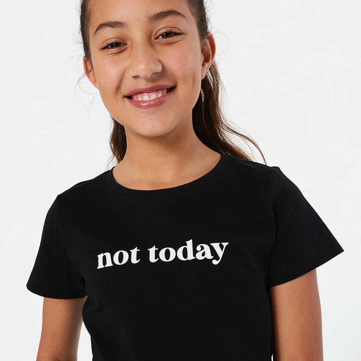 3 Short Sleeve Table Print T-shirt Not Today, 3 of 7