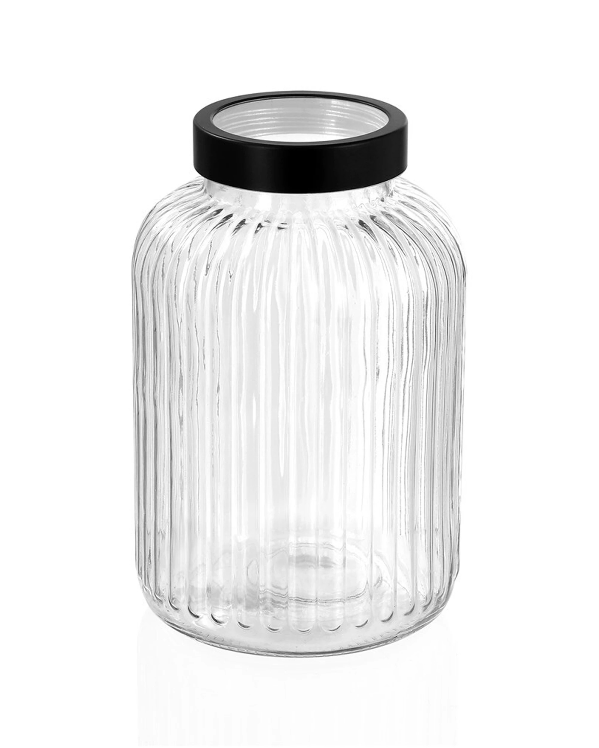 3 Lemon & Lime Brooklyn 5l/26cm Glass Jar Container Food Storage W/ Lid Clear
 - Clear, 3 of 5