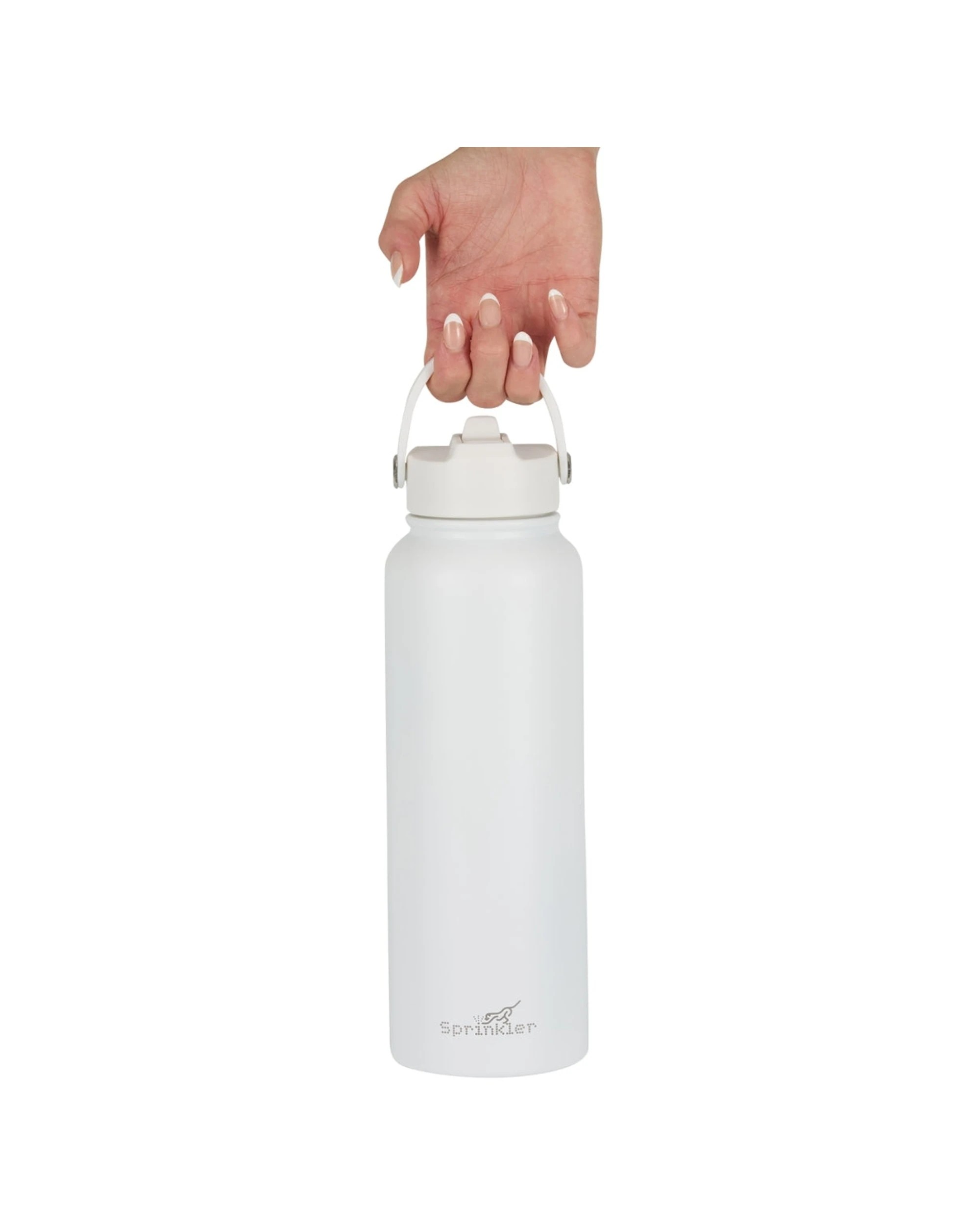 3 Sprinkler Bella Sipper Insulated Bottle 1.1L Vacuum Insulated Leakproof Portable - White, 3 of 3