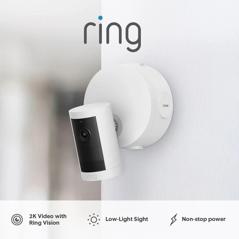 4 Ring PoE Outdoor Camera Plus White, 4 of 10