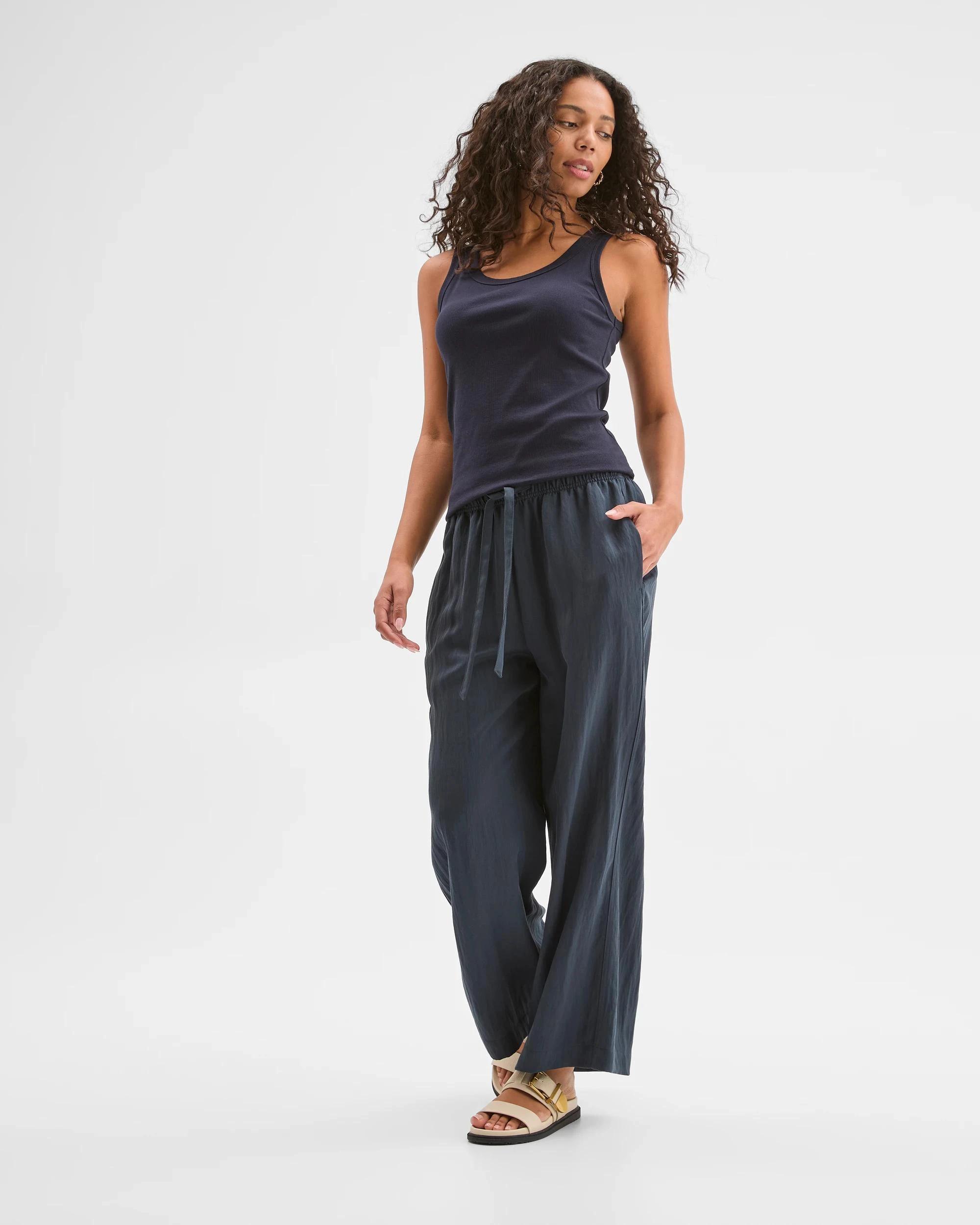 2 Target Pull On Full Leg Pants NAVY BLAZER, 2 of 5