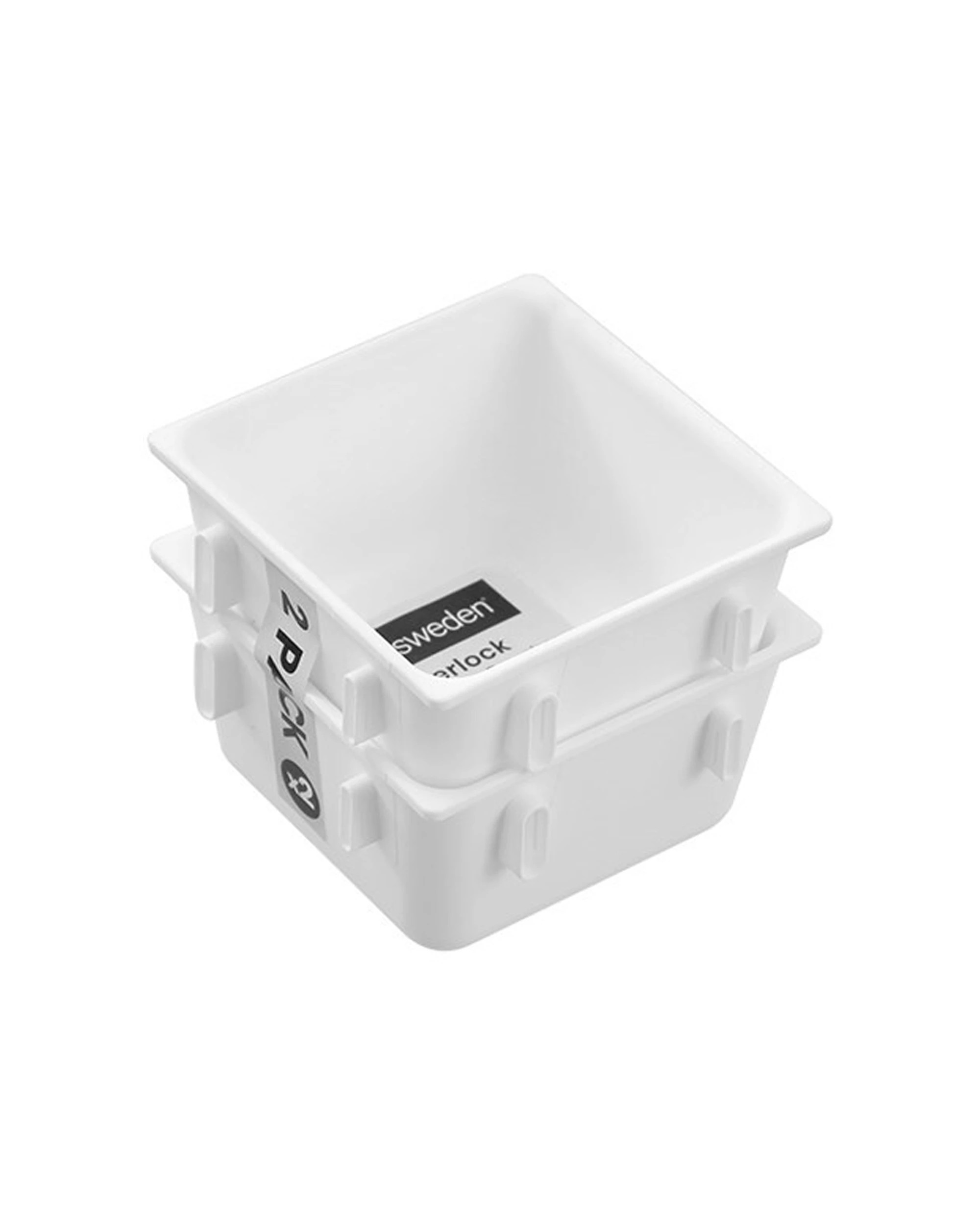 2 Boxsweden 12PK Interlock Drawer Organiser Square 8.5x5cm Modular Lock System - Assorted, 2 of 6