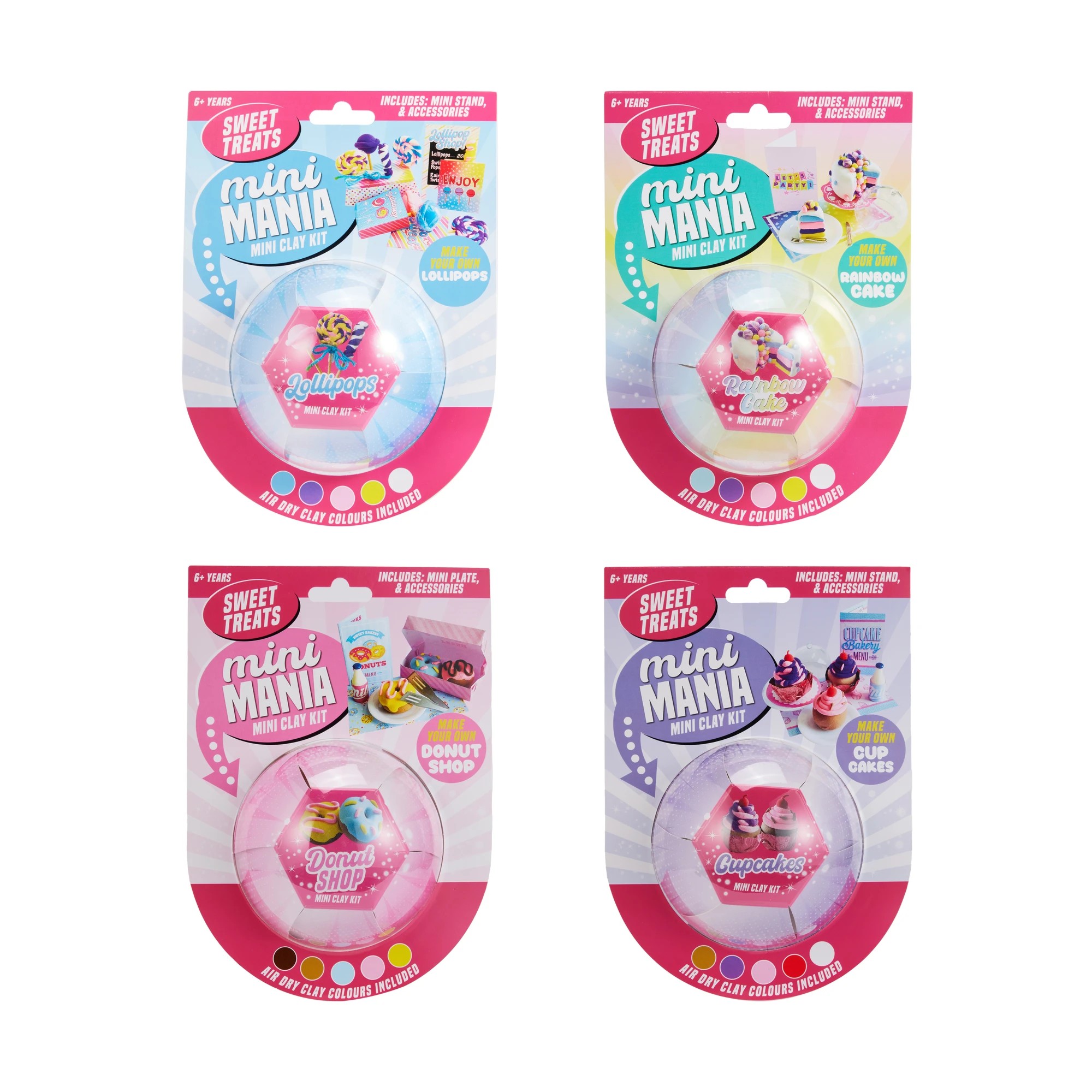 1 Mini Mania Mini Clay Kit: Sweet Treats - Assorted, 1 of 6