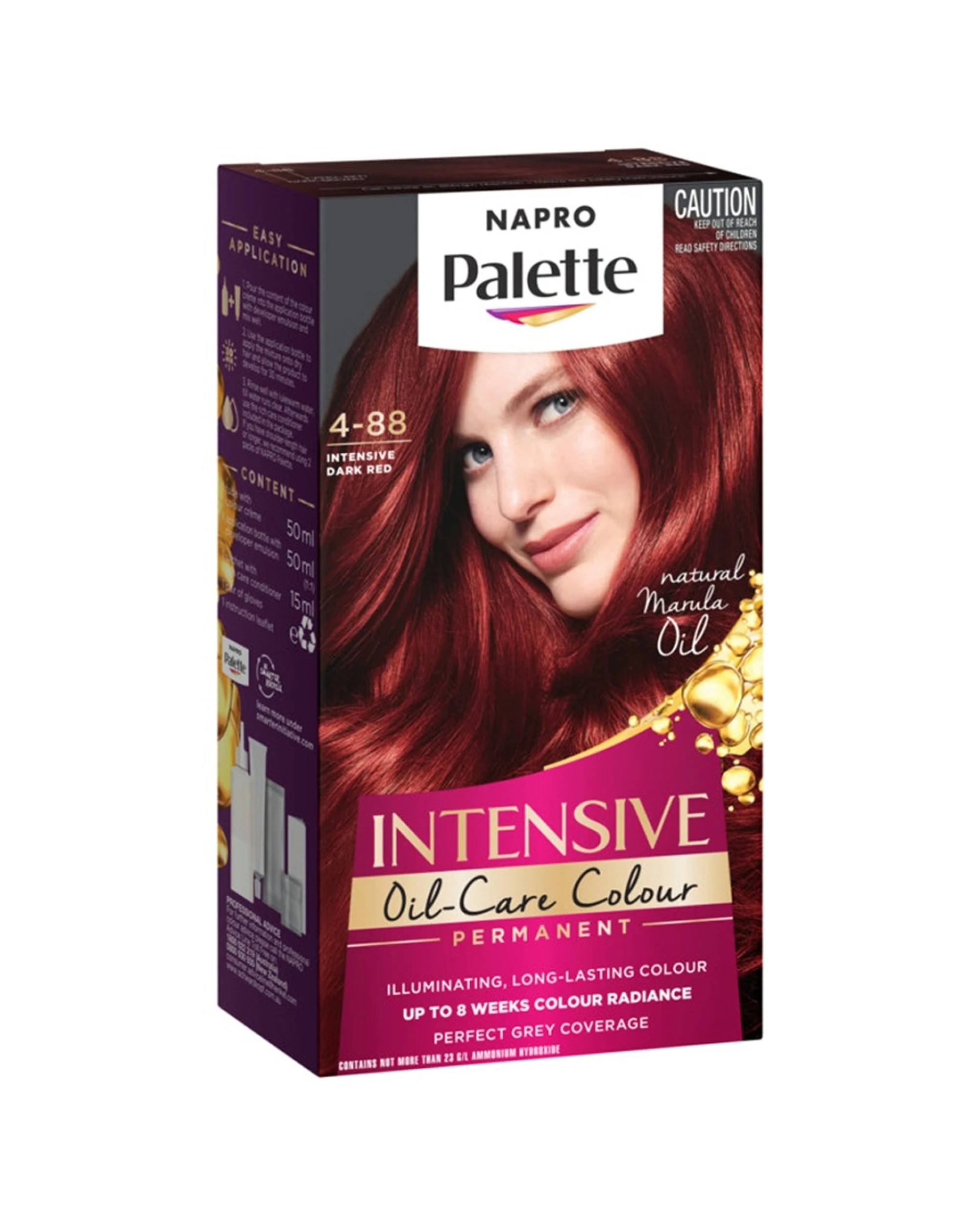 2 Schwarzkopf Napro Palette - 4-88 Intensive Dark Red - Red, 2 of 7