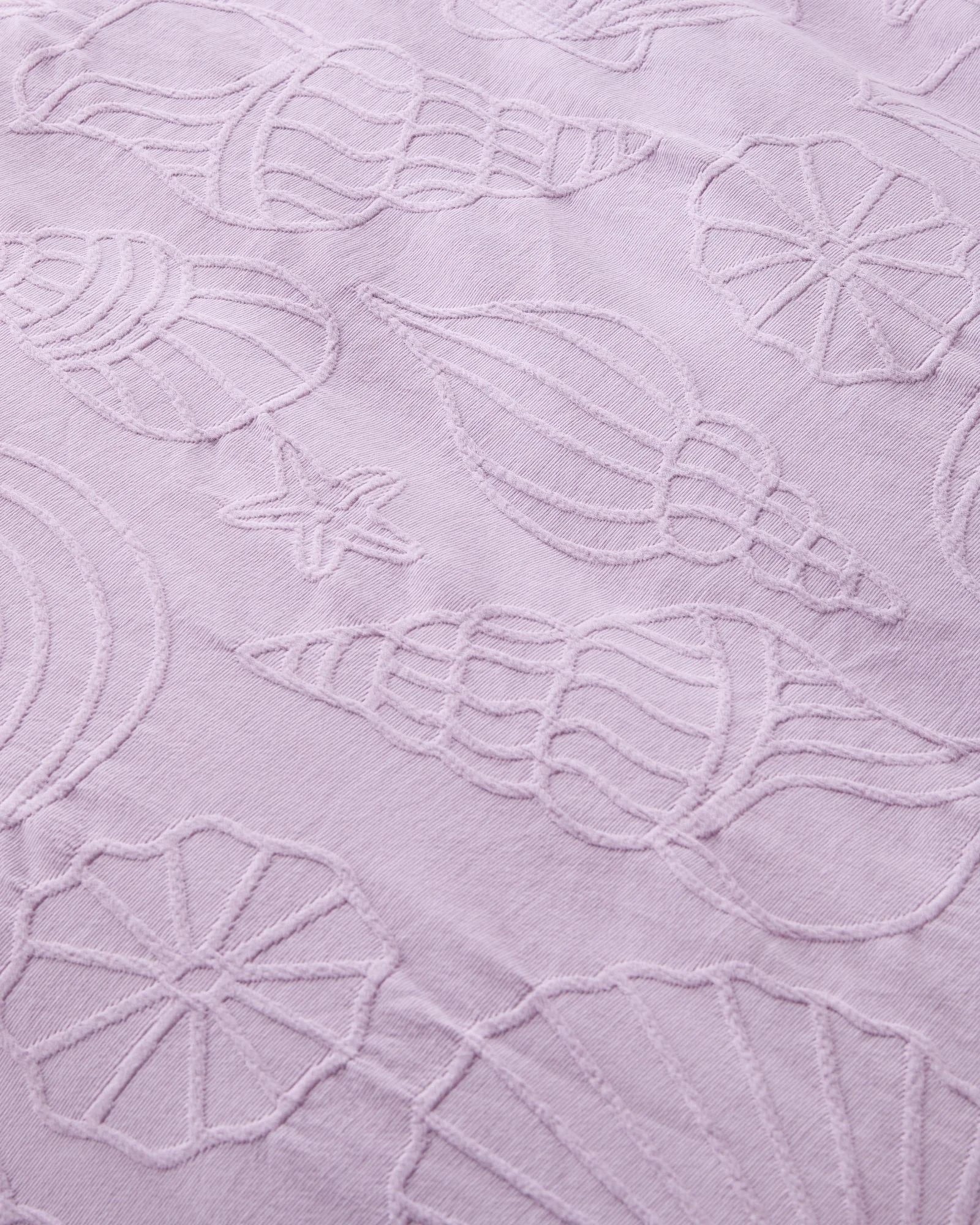3 Target Elsie Sea Shell Matelasse Australian Cotton Quilt Cover Set - Single Bed - Purple, 3 of 3
