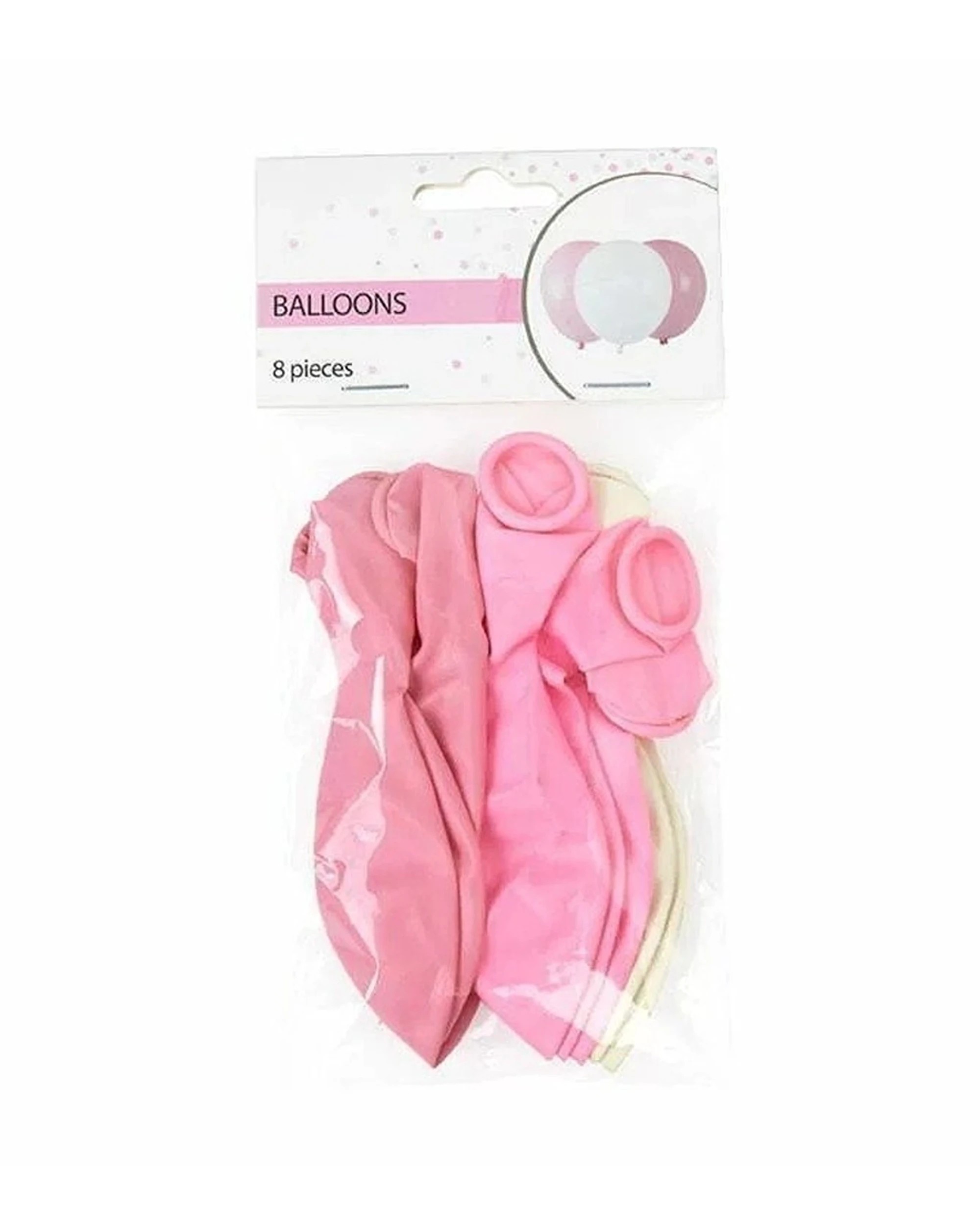 1 Party Maker 8pc Latex Balloons Event Decoration - Pink, 1 of 1