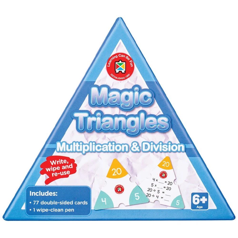 1 Learning Can Be Fun Magic Triangles Multiplication & Division, 1 of 2