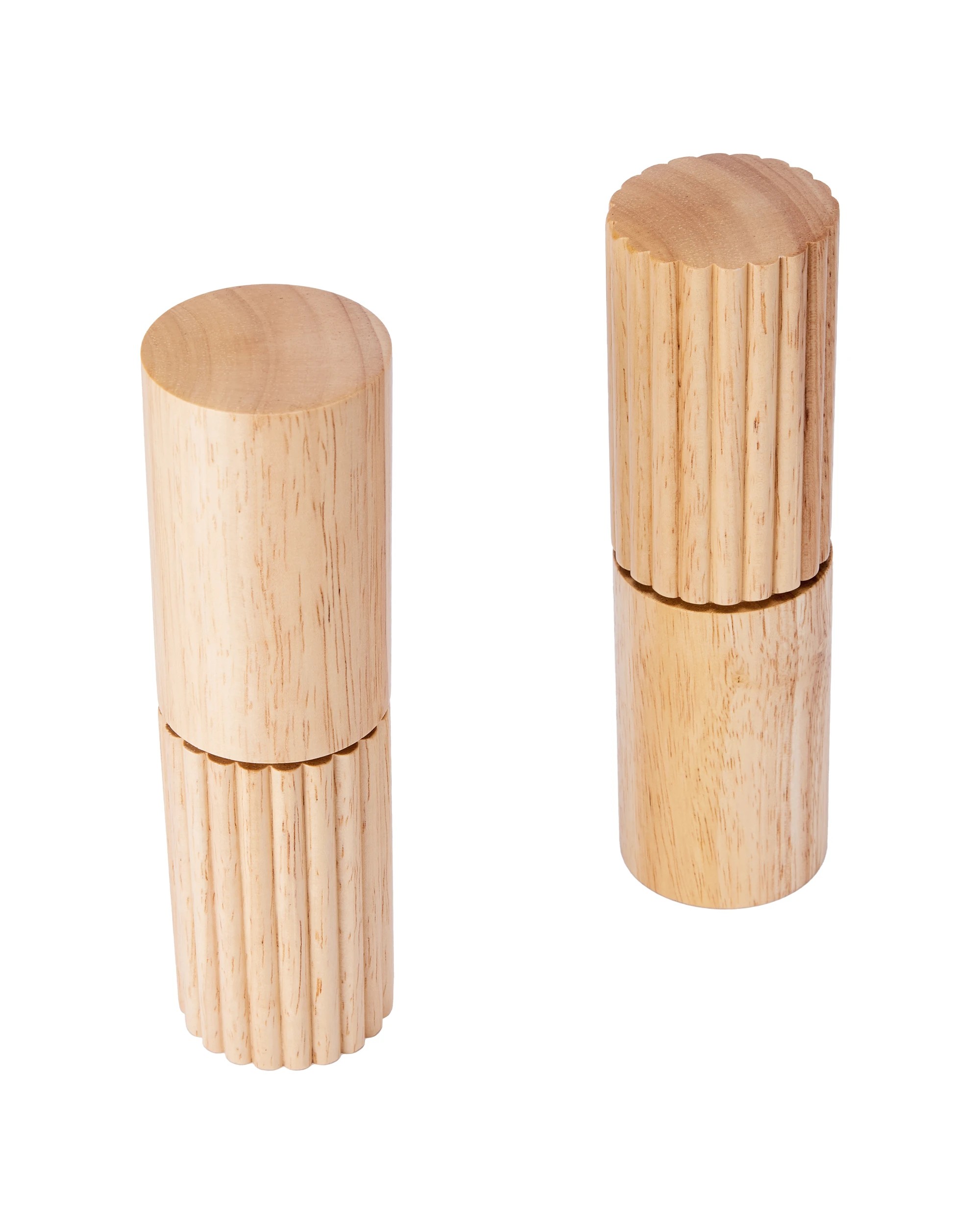 2 2 Pack Blonde Salt and Pepper Grinders, 2 of 7