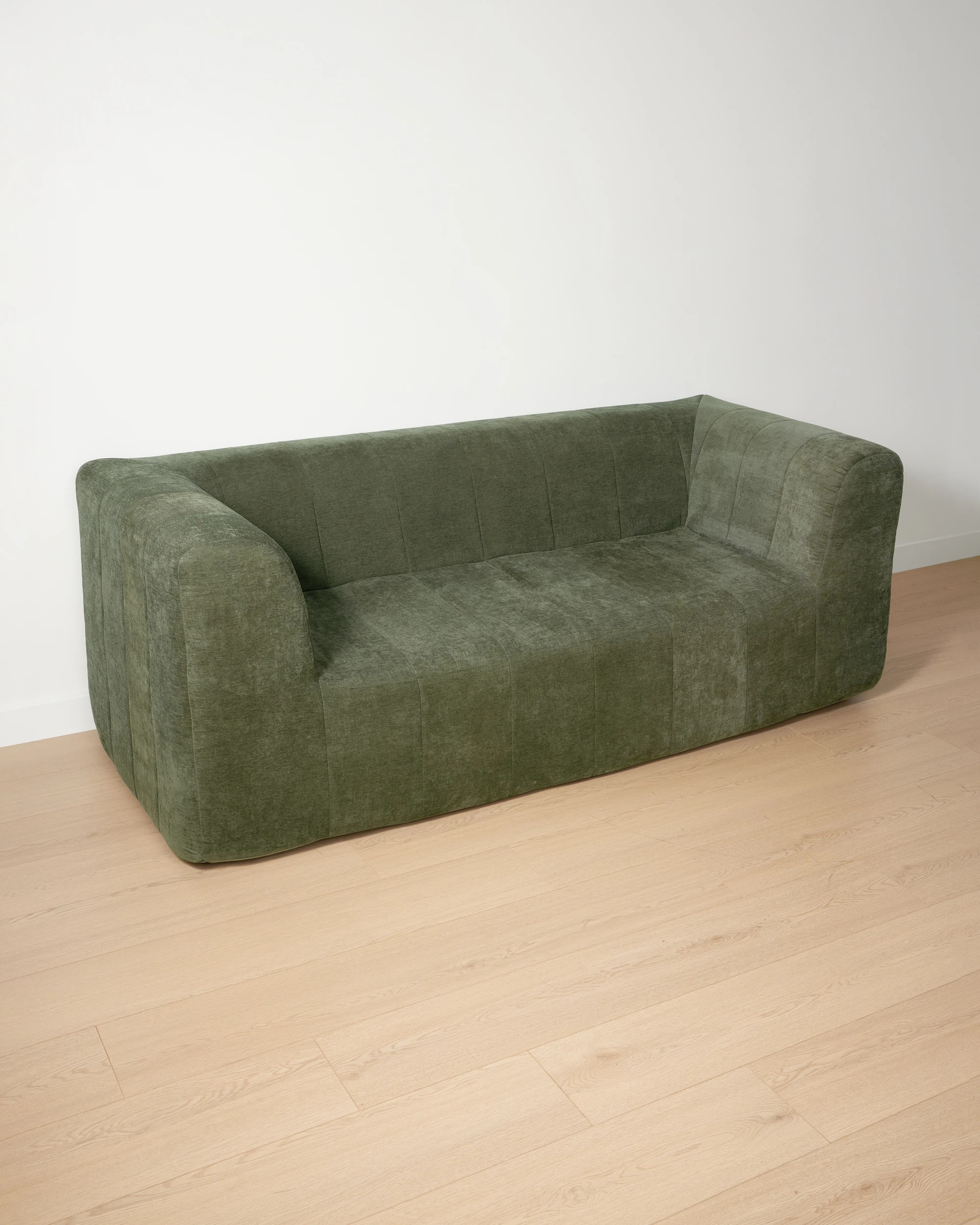 1 Trove 2.5 Seat Compressed Sofa - Green, 1 of 6