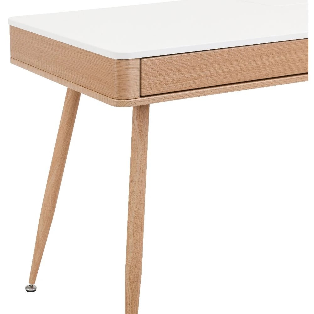 8 Larvik 1200mm 2 Drawer Desk Oak/White Desks, Tables and Workstations, 8 of 10