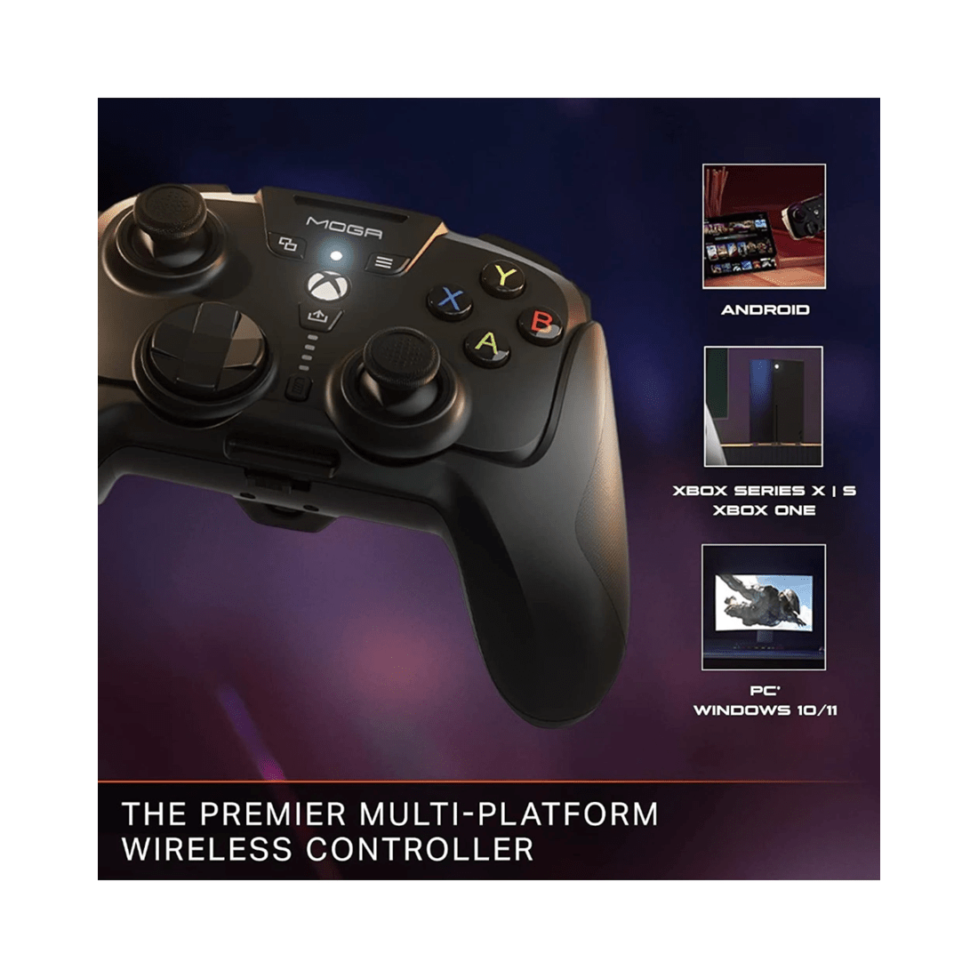 2 PowerA MOGA XP-ULTRA Multi-Platform Wireless Controller for Mobile, PC and Xbox Series X|S - Black, 2 of 10