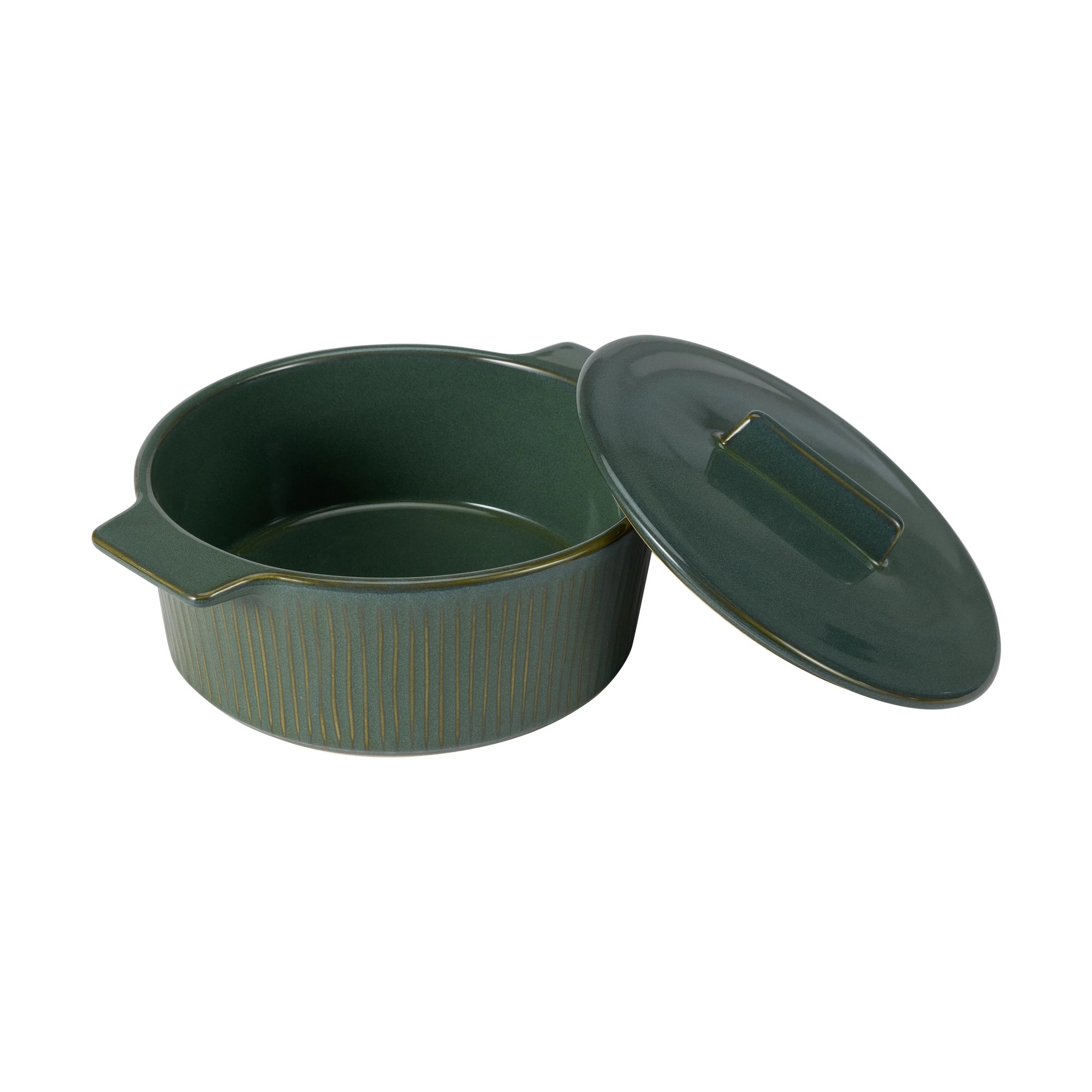 2 Green Linear Casserole, 2 of 6