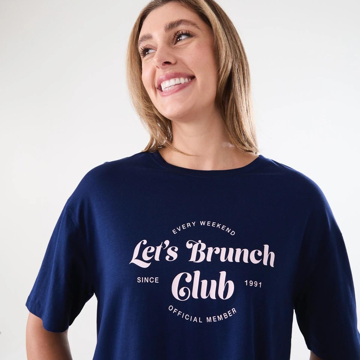 4 Knit T-shirt and Shorts Pyjama Set BRUNCH CLUB BALLERINA, 4 of 6