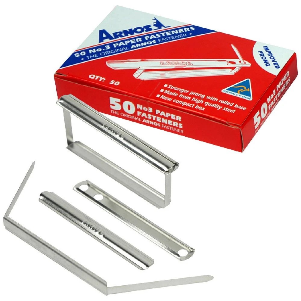 1 Arnos 3 Piece Fasteners 50 Pack, 1 of 1