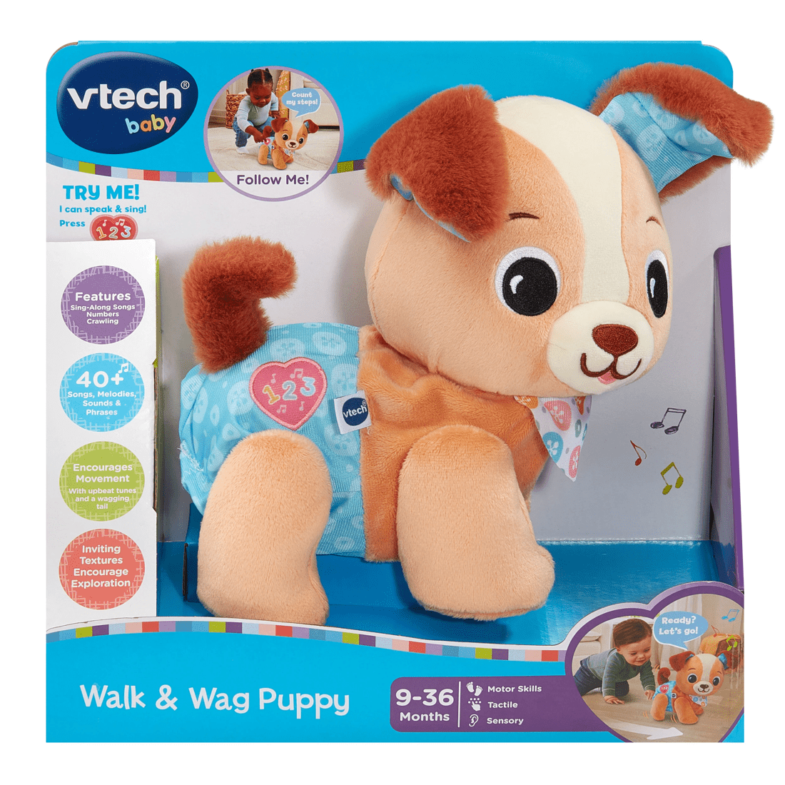 1 VTech Baby Walk & Wag Puppy, 1 of 5