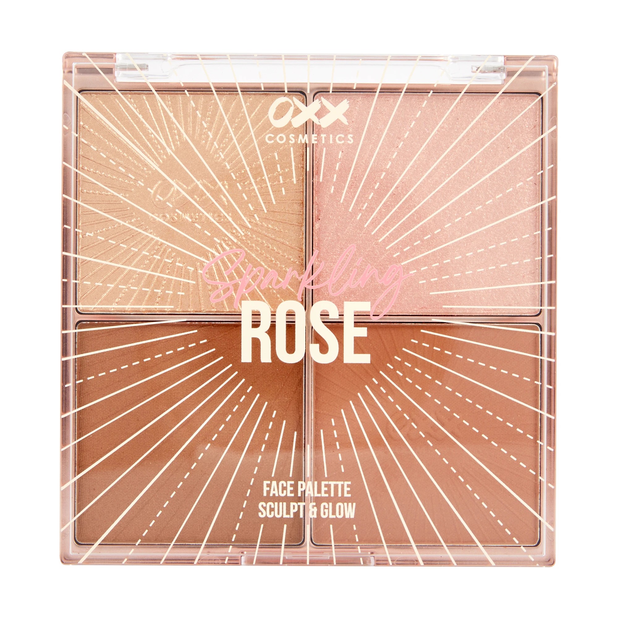 5 OXX Cosmetics Sparkling Rose Sculpt and Glow Face Palette, 5 of 6
