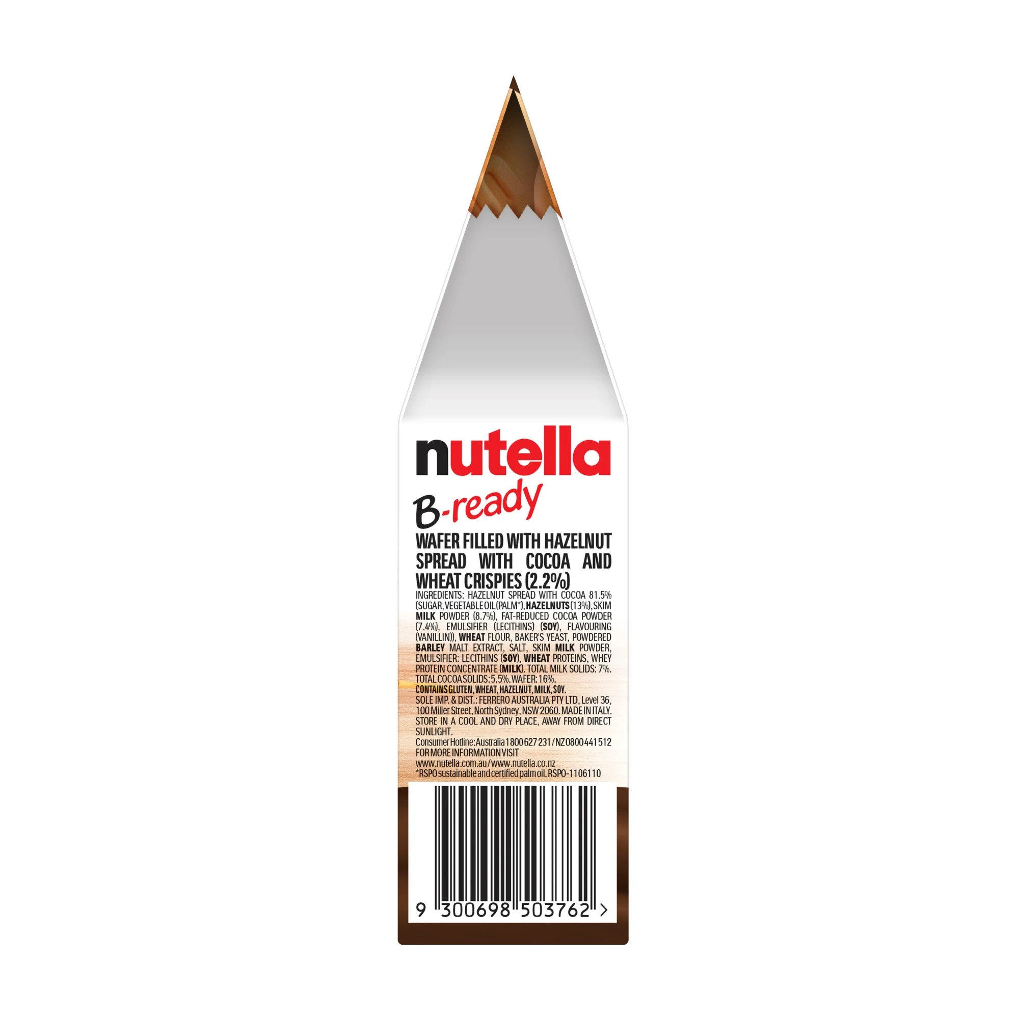 3 6 Piece Nutella B-Ready Wafer Chocolate Biscuit 132g, 3 of 10