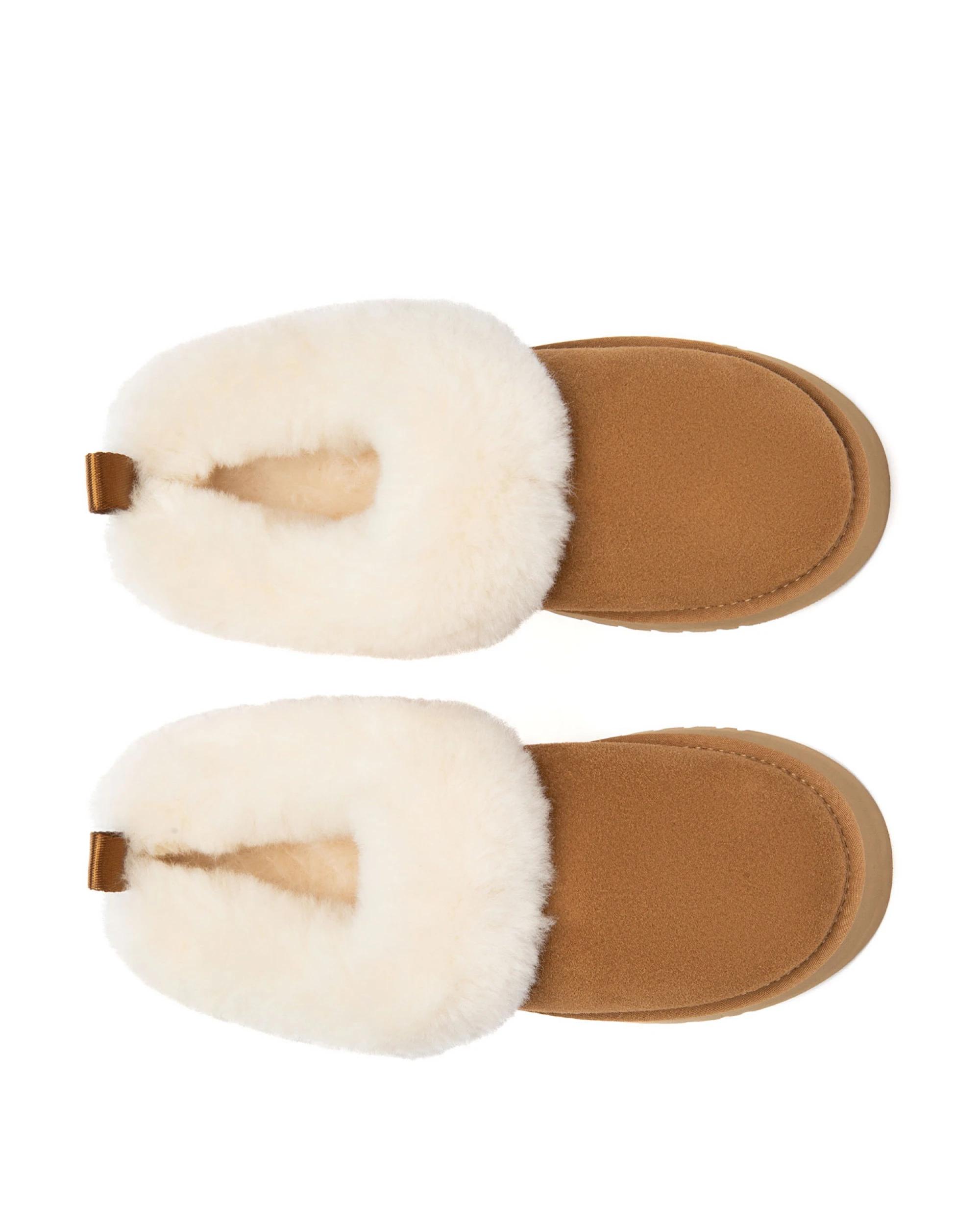 5 Australian Shepherd UGG Womens Glacial Slippers CHESTNUT, 5 of 5