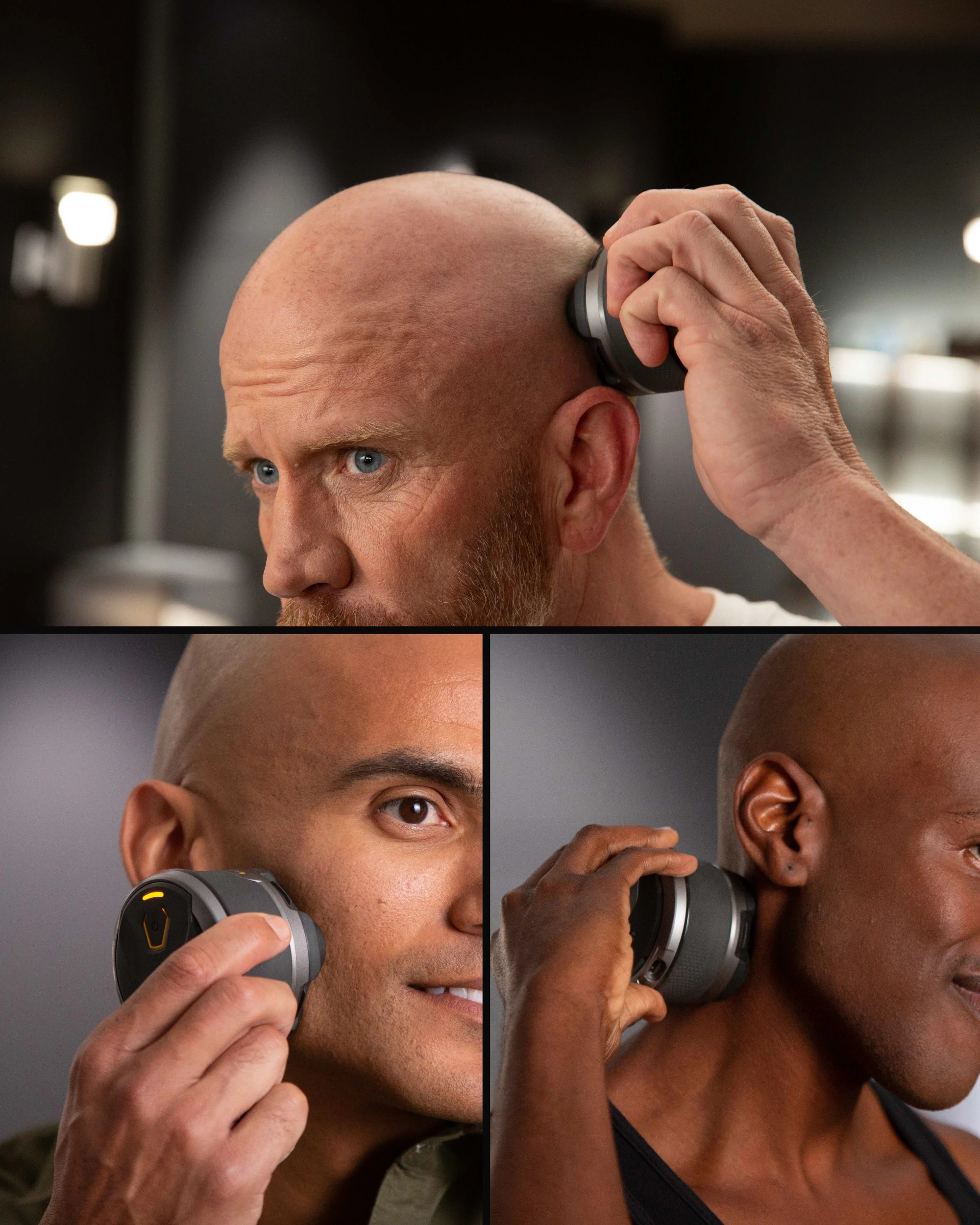4 MicroTouch Titanium Head Shaver Adjusts To Every Contour & Curve of Your Head, 4 of 6