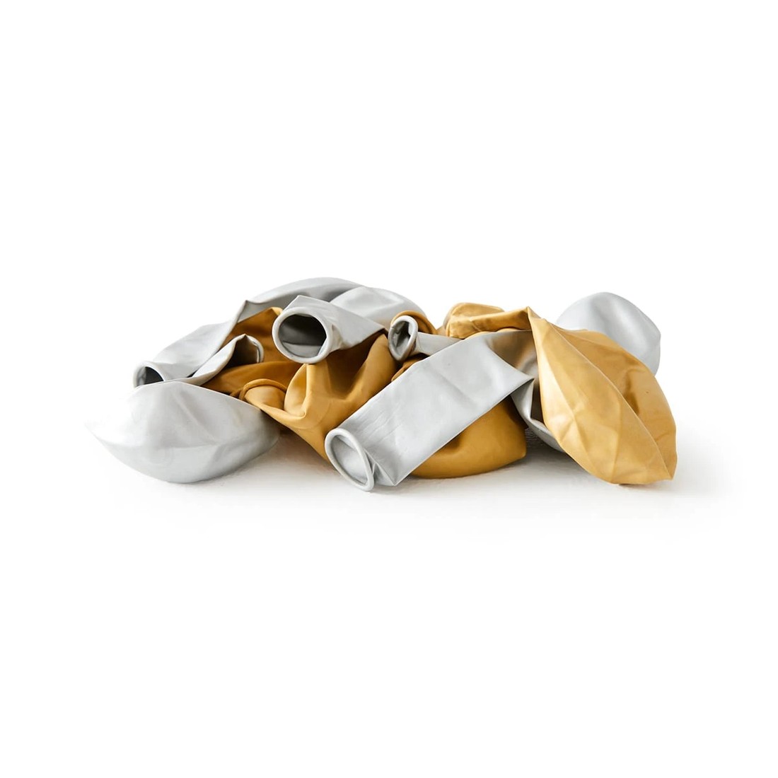 5 12 Piece Gold and Silver Chrome Balloons, 5 of 6