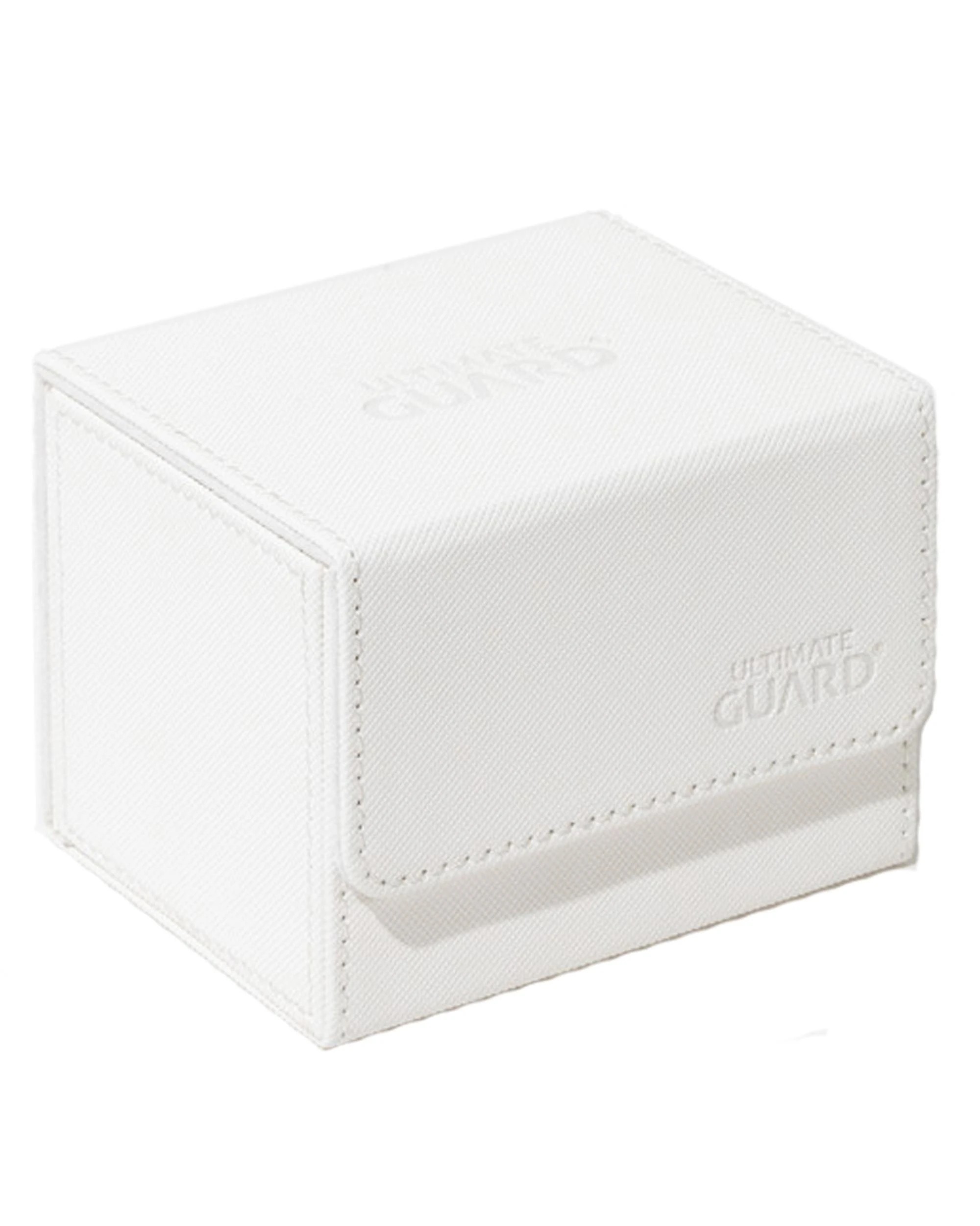 3 Ultimate Guard Sidewinder 100+ Xenoskin Monocolor Deck Box - White, 3 of 6