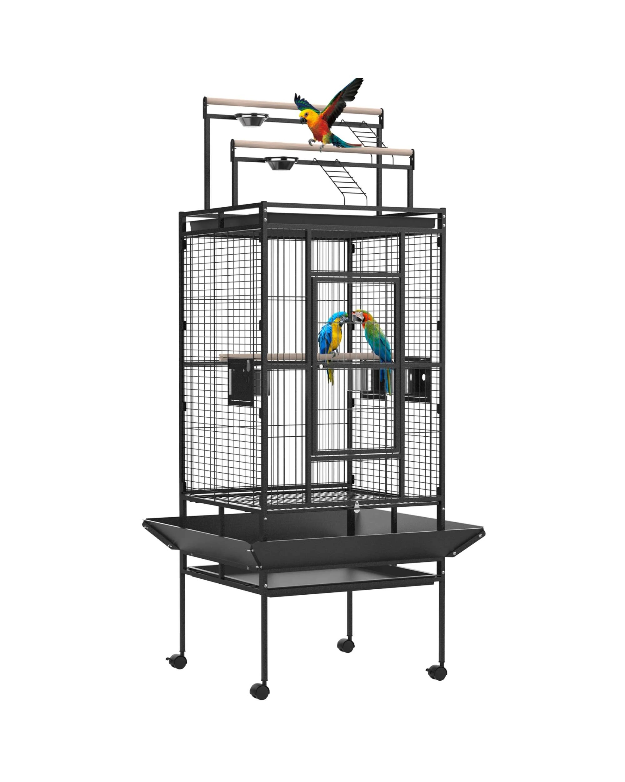 2 Advwin Bird Cage 176CM Parrot Aviary, 2 of 10