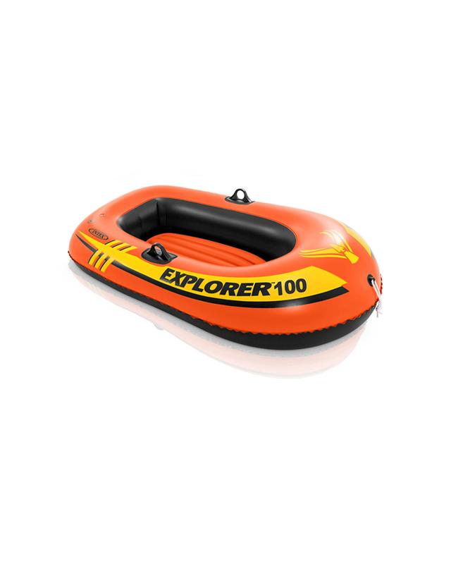 INTEX Explorer 100 Inflatable Boat Two Air Chambers Inflatable Floor Welded - Or