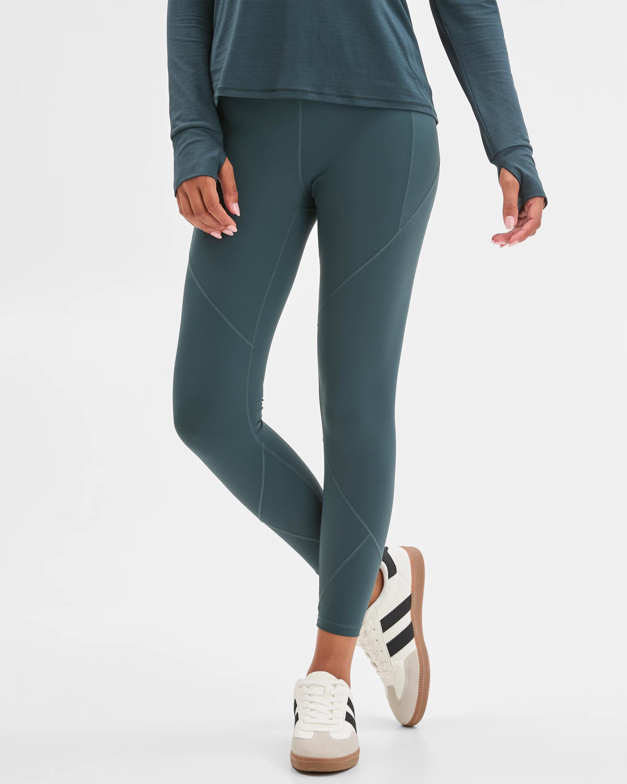 3 Target Active Infinity Sculpt High Rise 7/8 Length Tights PINE, 3 of 4