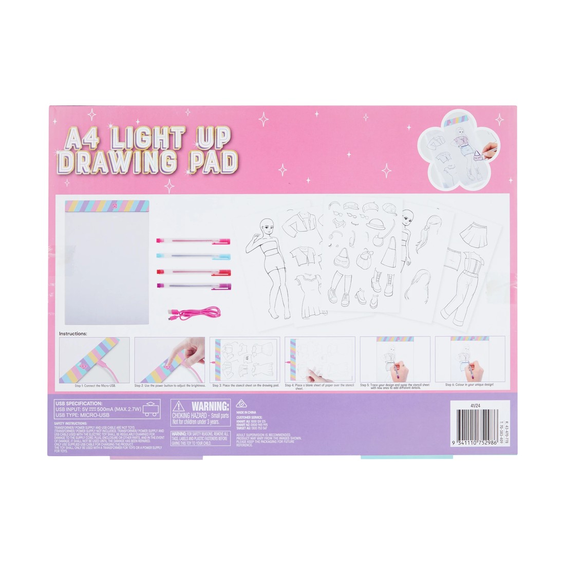 9 A4 Light Up Drawing Pad, 9 of 9