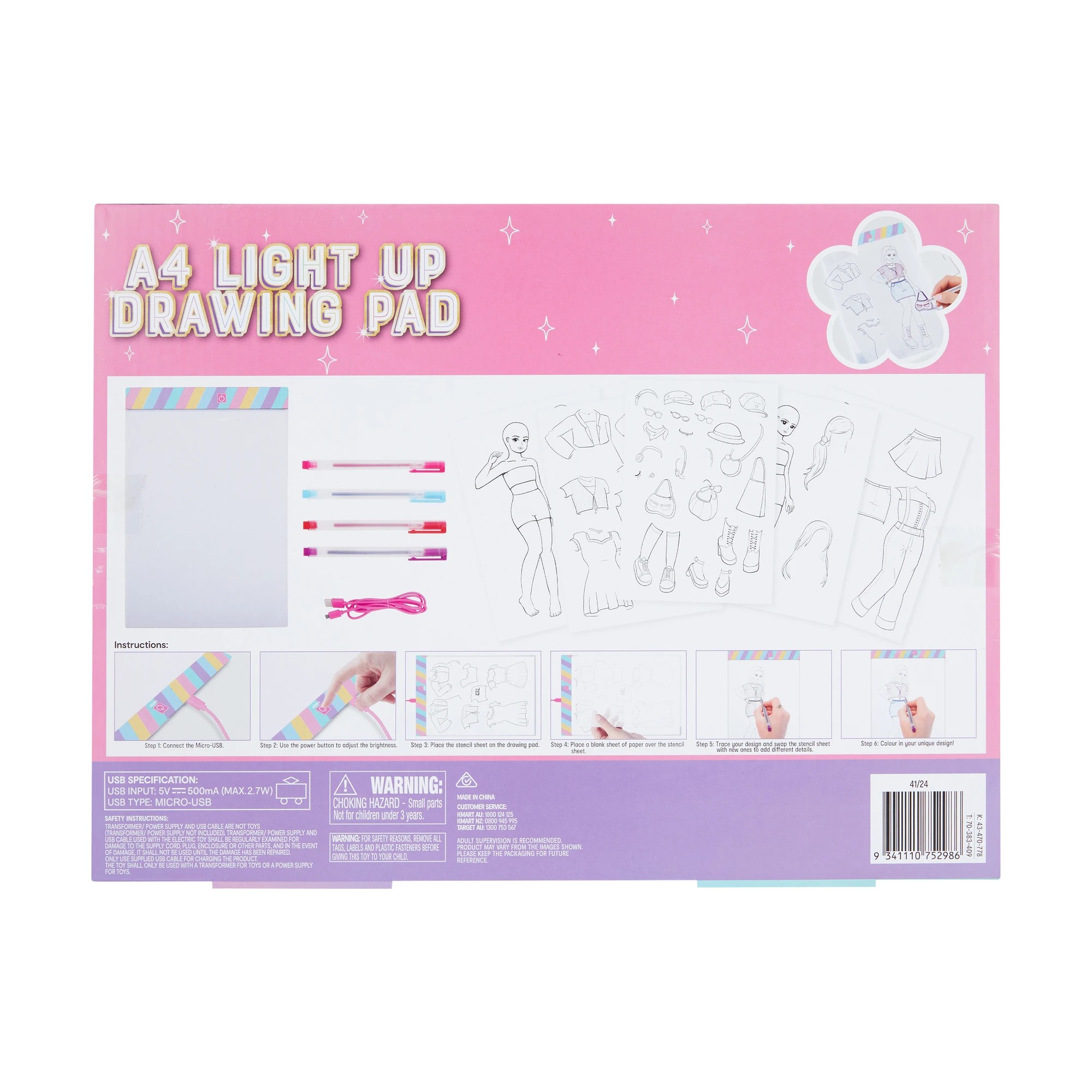 9 A4 Light Up Drawing Pad, 9 of 9
