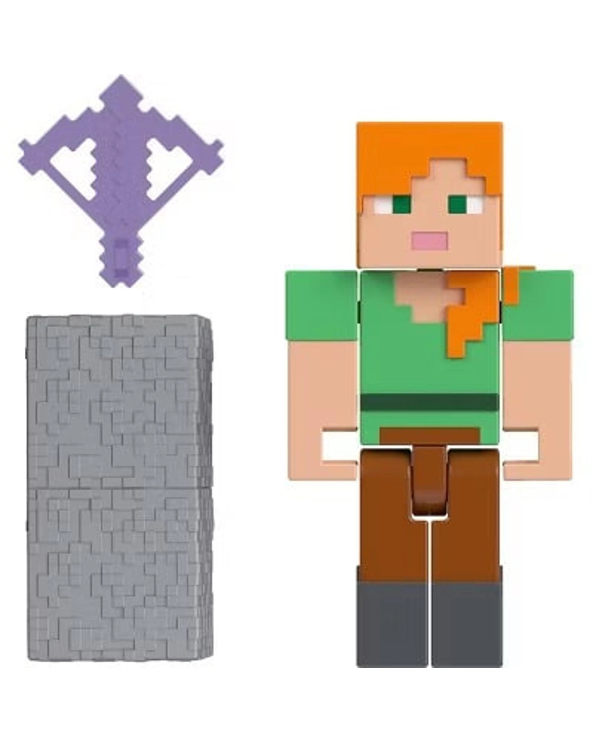 2 MInecraft Core Redstone Charged Alex Figure, 2 of 3