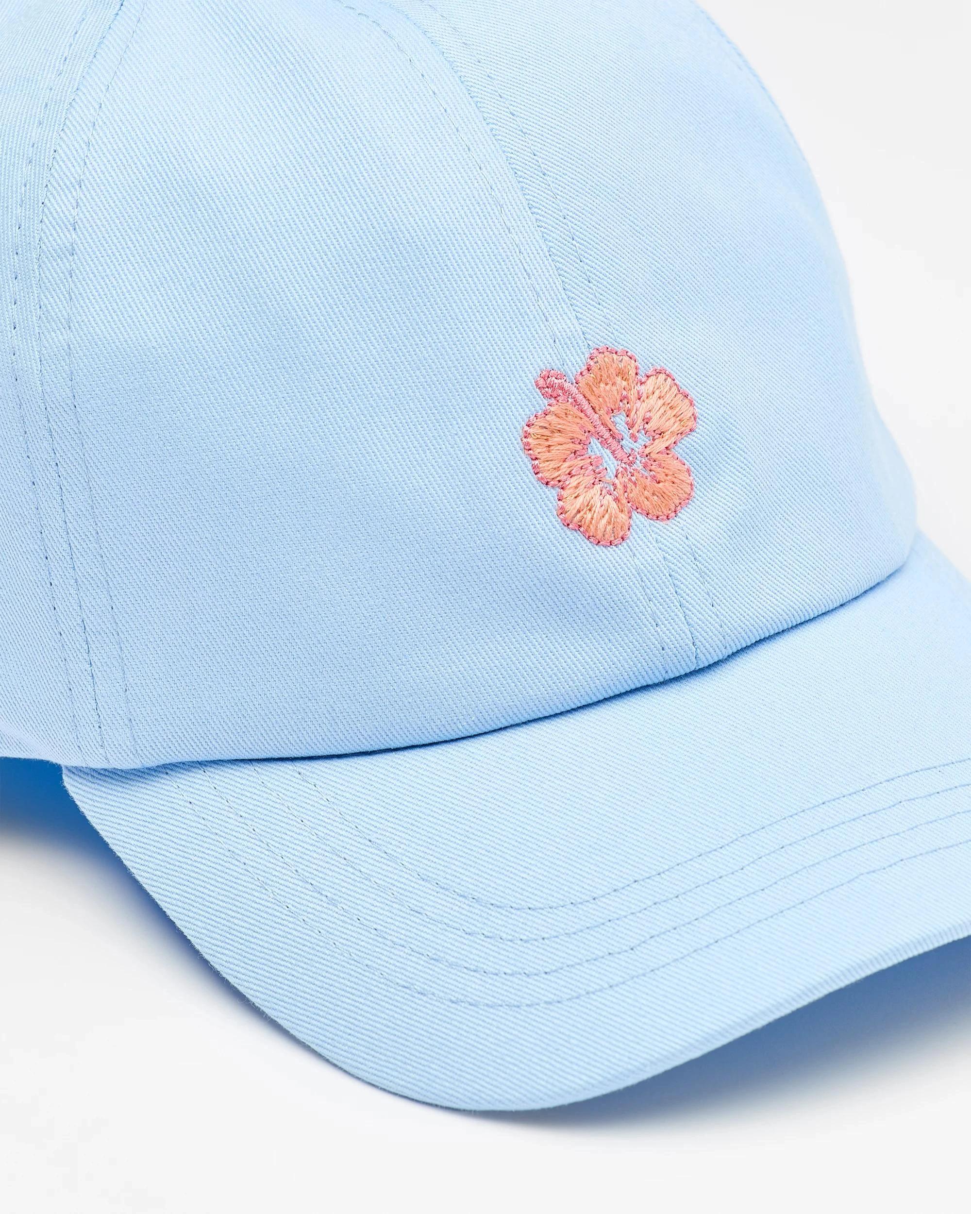 3 Target Kids Embroidered Cap BLUE HIBISCUS, 3 of 4