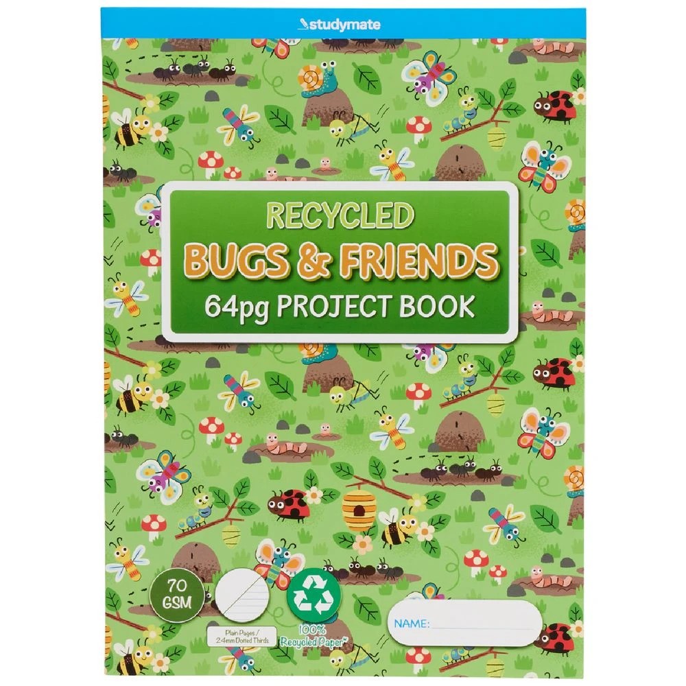 1 Studymate 335x240 24mm Dotted Thirds Recycled Book 64Pg, 1 of 3