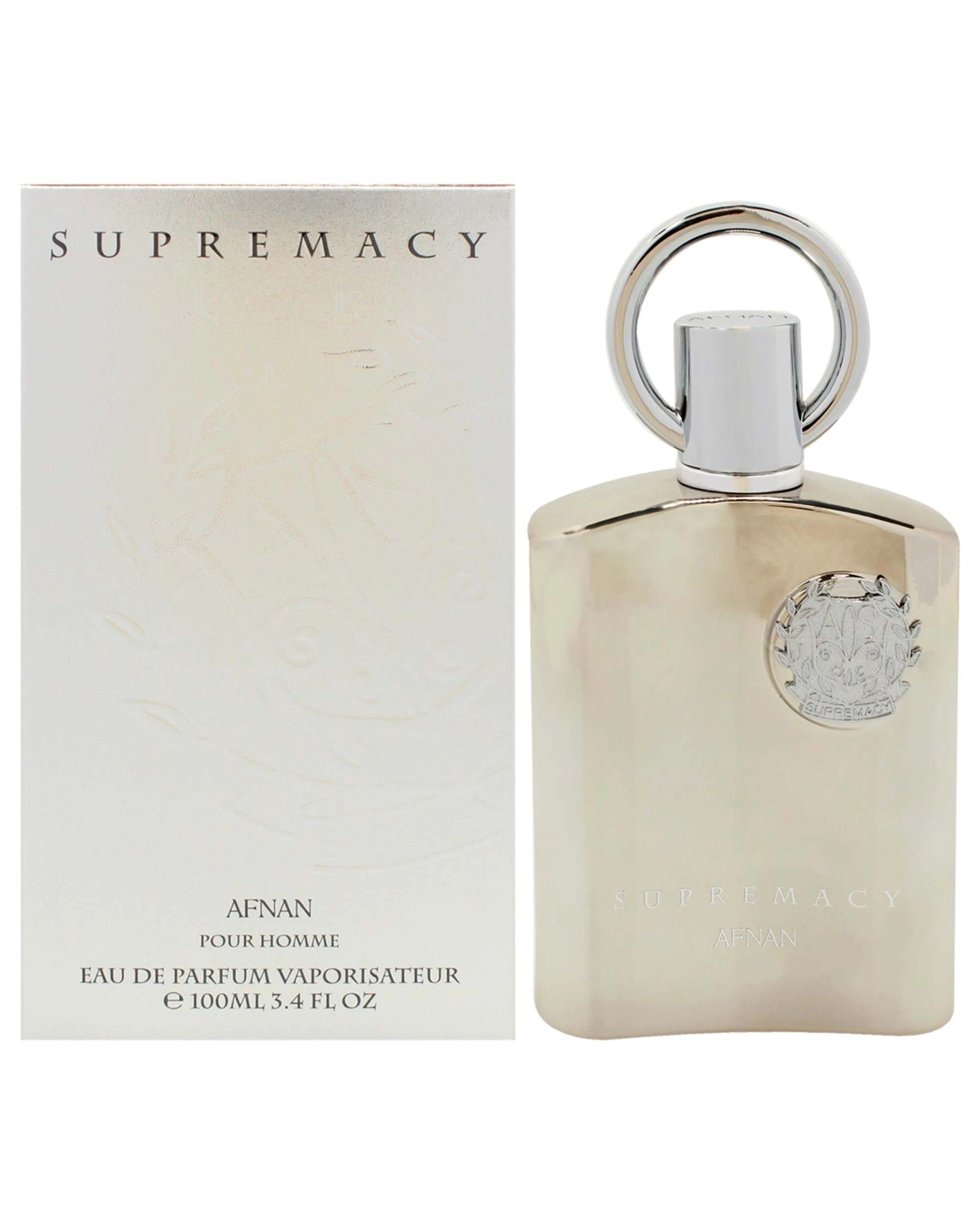 1 Afnan Supermacy Silver for Men - 3.4 oz EDP Spray, 1 of 1