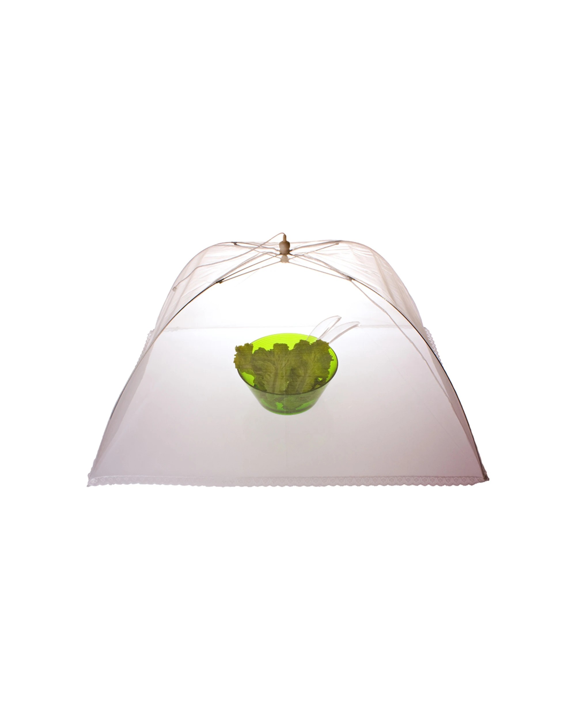 2 Appetito Jumbo Nylon Net Food Cover 61x91cm Square Home Kitchen Cooking - White, 2 of 3