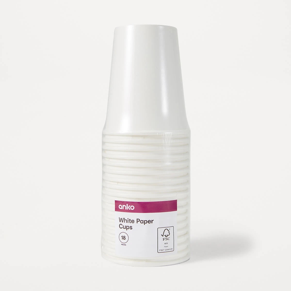 6 18 Pack White Paper Cups, 6 of 6