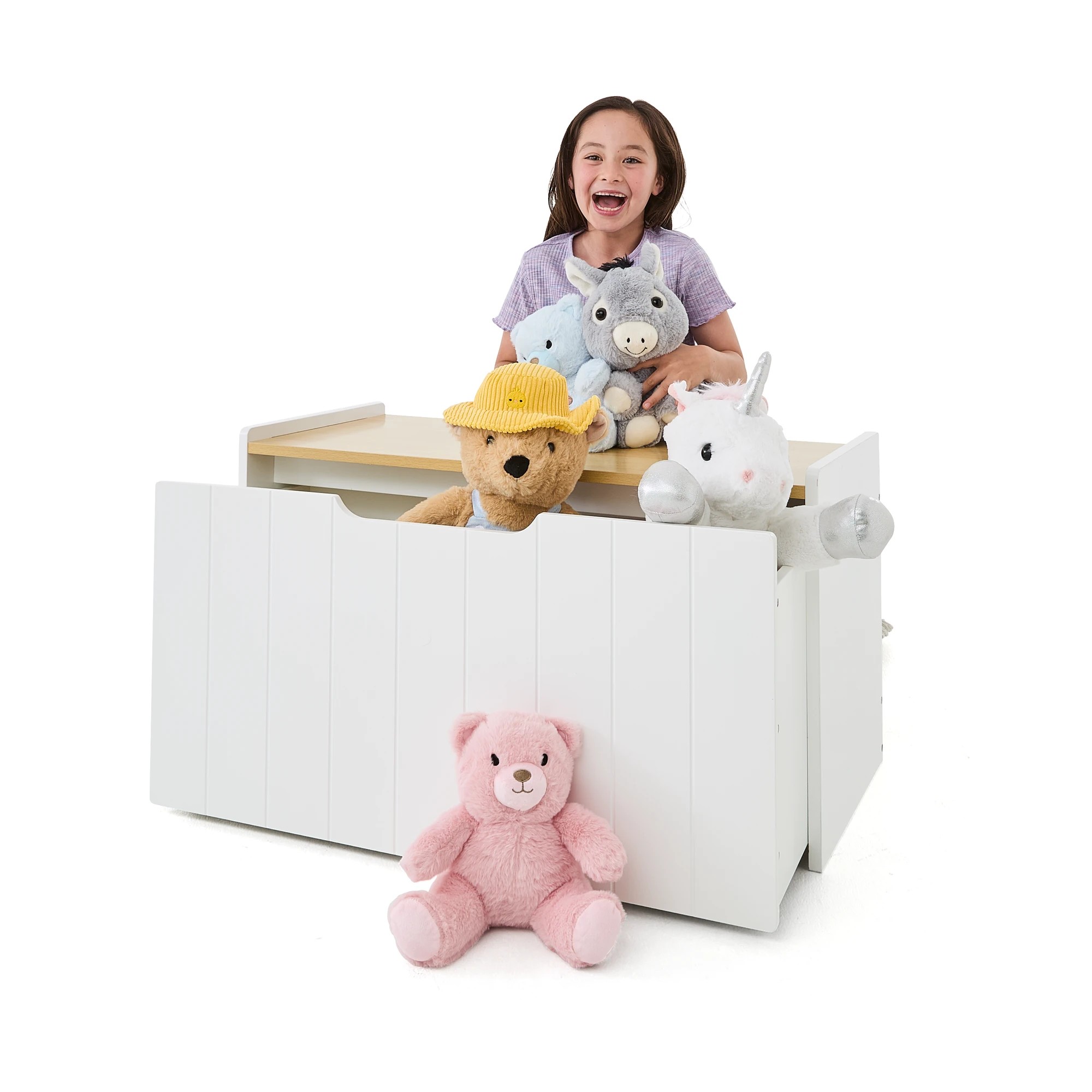 3 Wooden Toy Bench Chest, 3 of 10