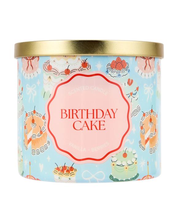 Graphic Birthday Cake Candle