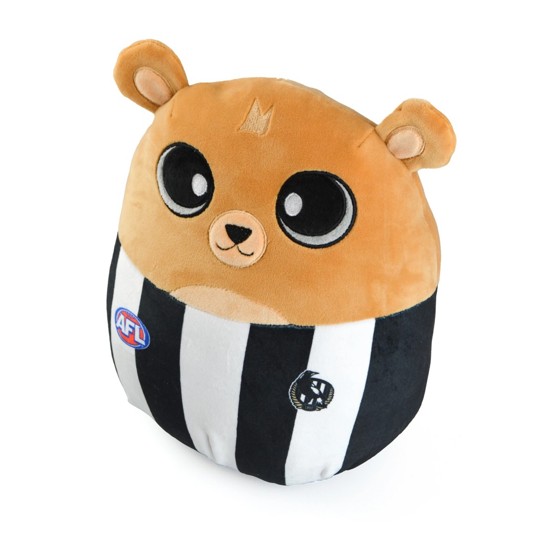 2 AFL Squidglys Collingwood Plush Toy, 2 of 2