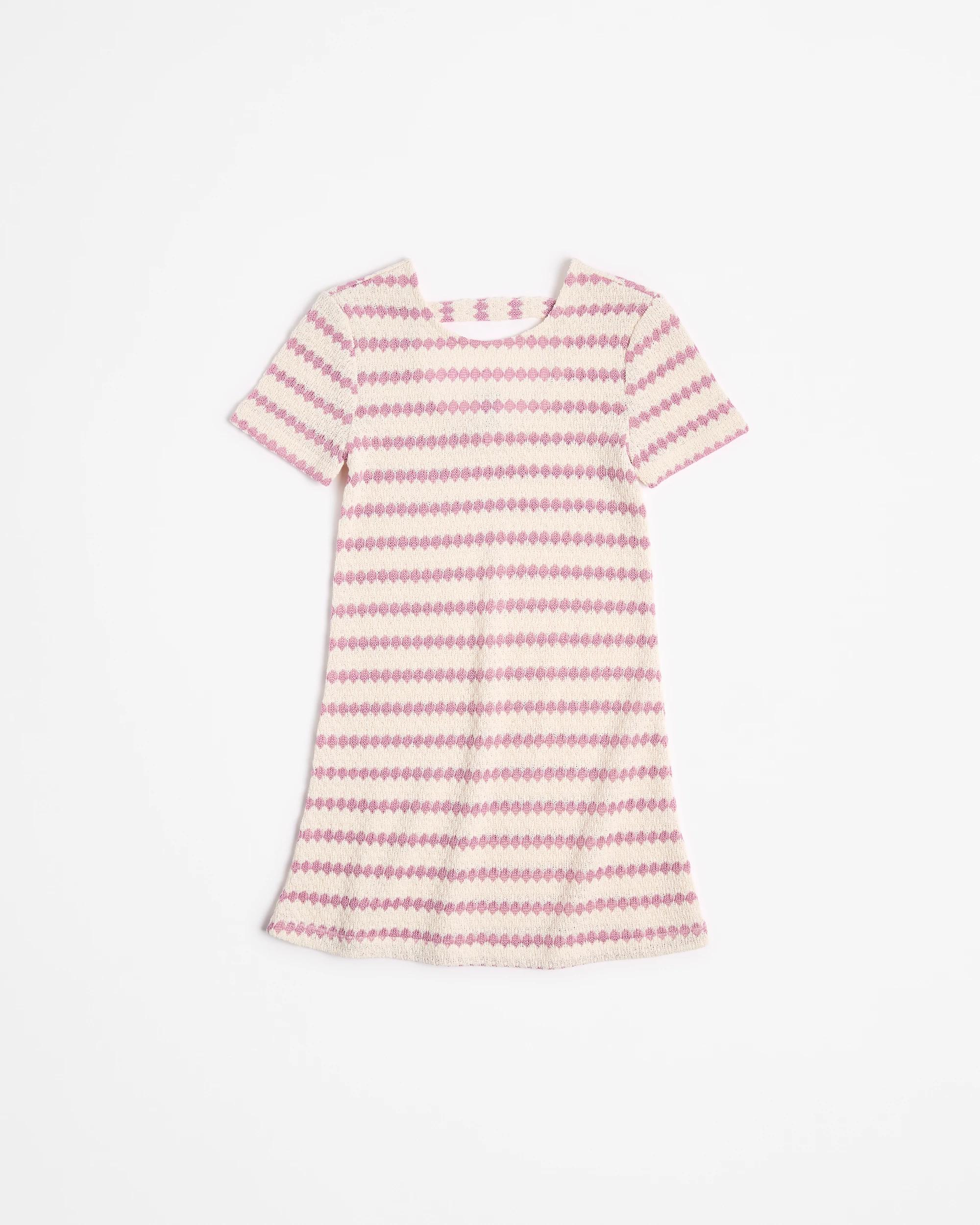 1 Target Textured Knit Dress PINK, 1 of 3