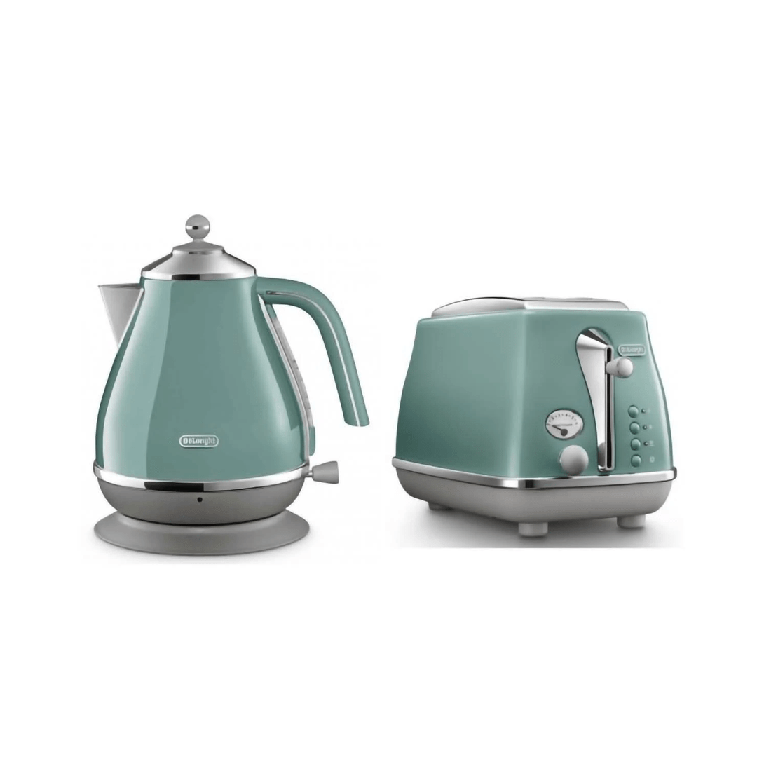 1 DeLonghi Icona Capitals Kettle and Toaster Set - Toronto Green, 1 of 1