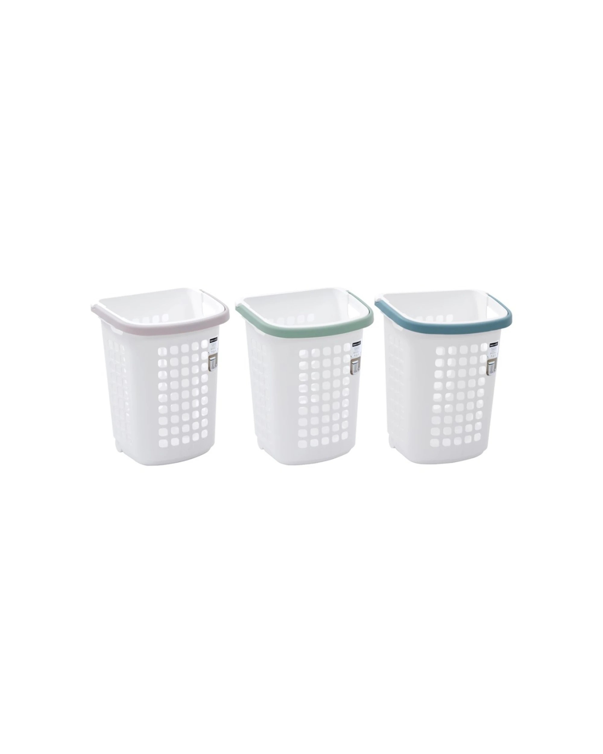 2 Boxsweden Washday Laundry Clothes Cart Basket 57L 49x38x61.5cm - Multi, 2 of 7