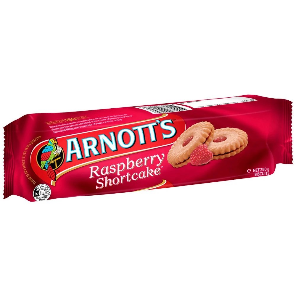 1 Arnott's Raspberry Shortcake 250g, 1 of 4