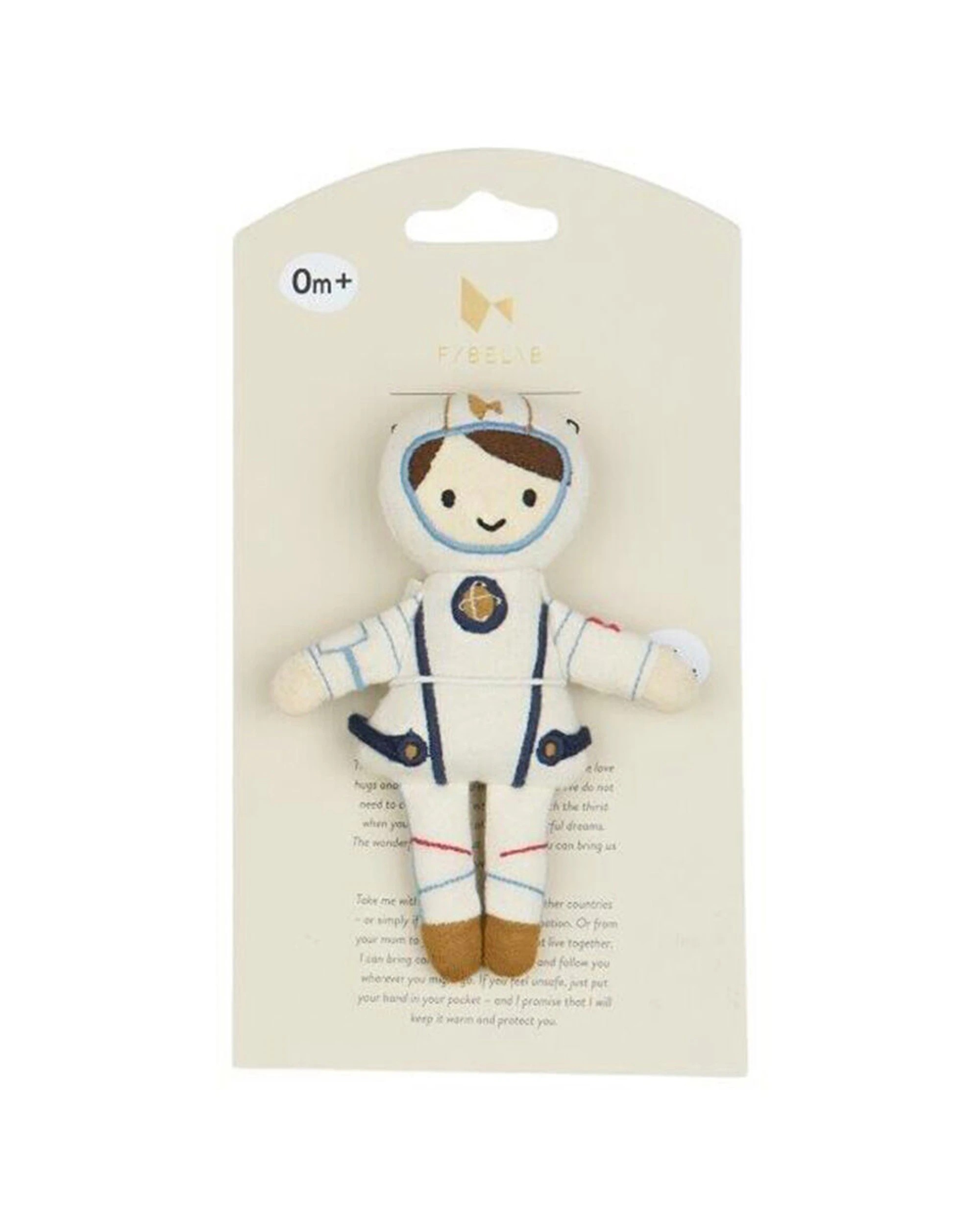 1 Fabelab Organic Soft Cotton Baby Infant Toy Pocket Friend Astronaut 14cm - Multi, 1 of 4