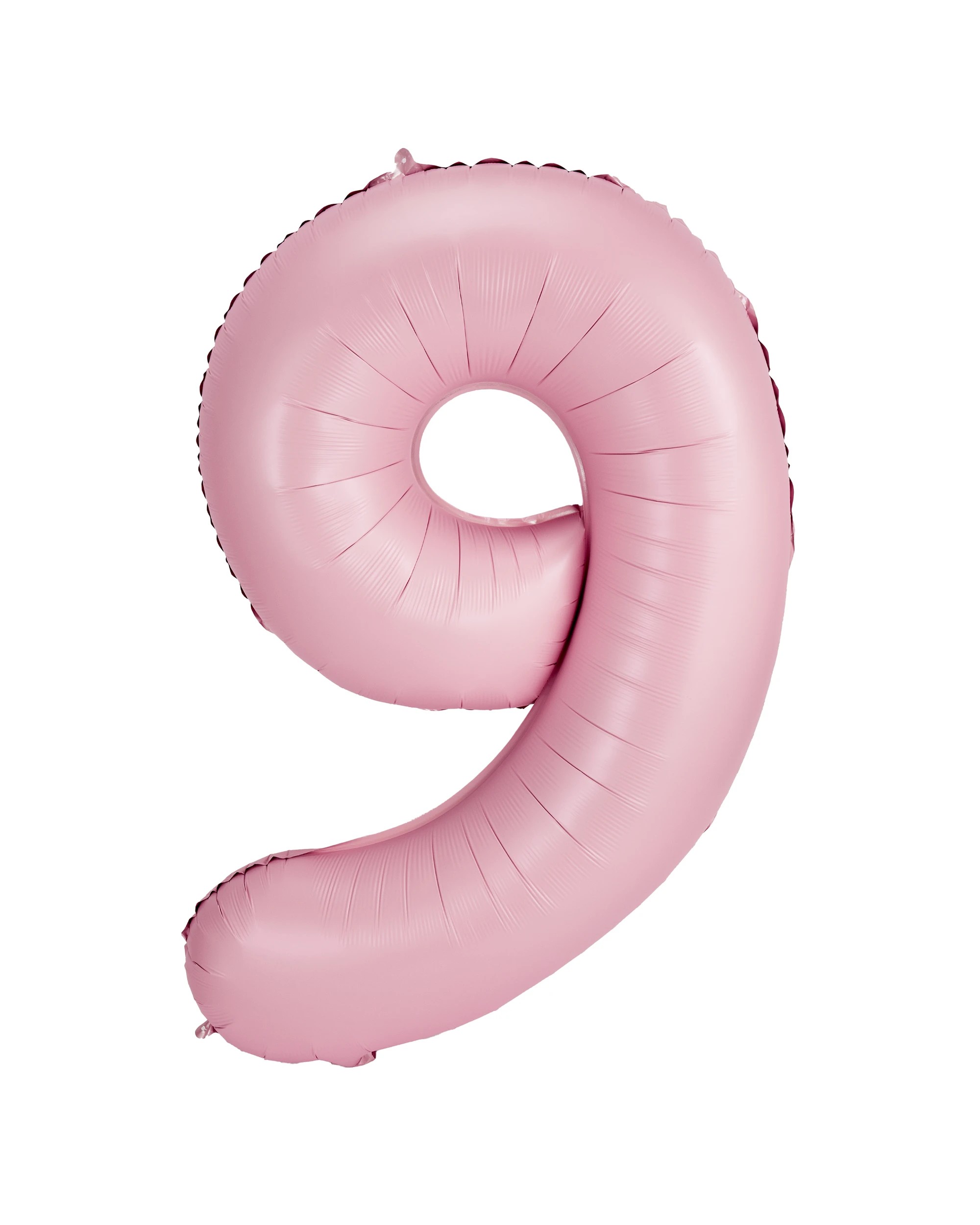 1 Giant Matte Pink Number 9 Foil Balloon, 1 of 5